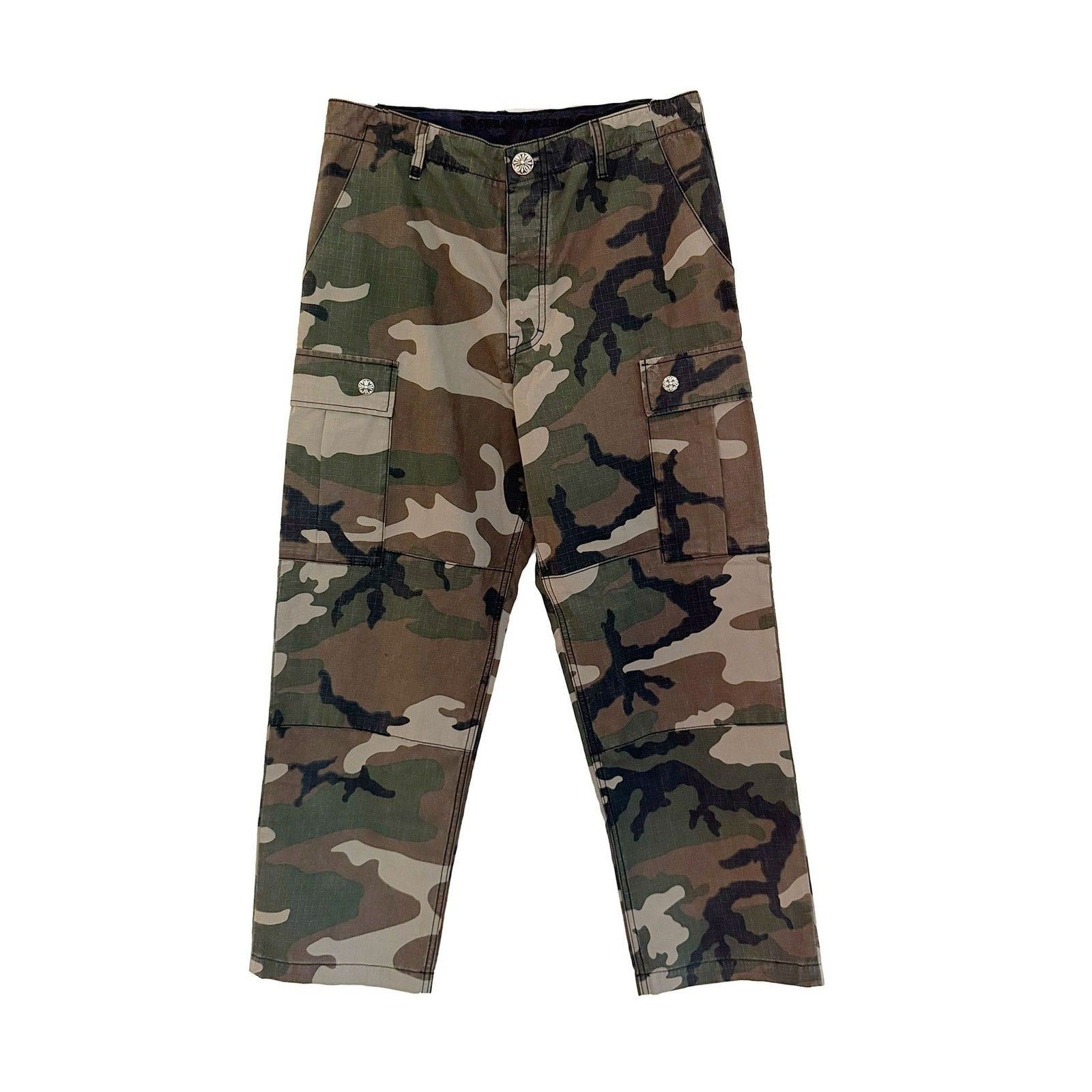 Chrome Hearts CHROME HEARTS CAMO RIPSTOP CROSS PATCH PANTS Size US 31 - 2 Thumbnail