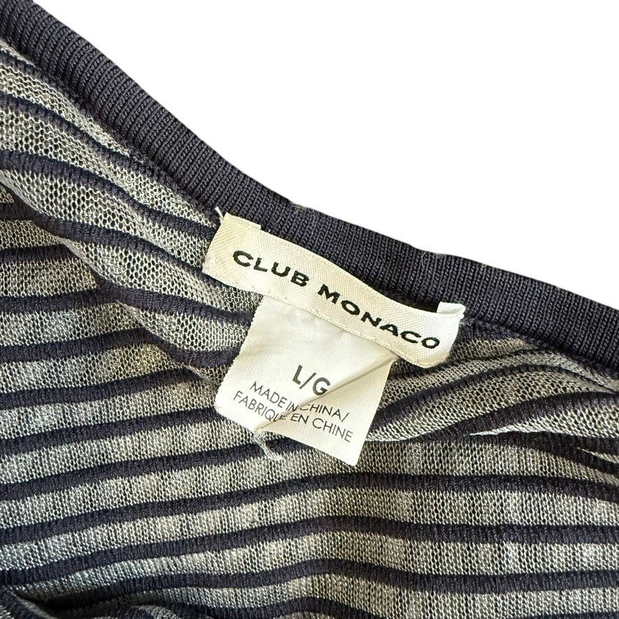Club Monaco Club Monaco Striped One Shoulder Zuwema Sweater Chandails Size L / US 10 / IT 46 - 4 Thumbnail