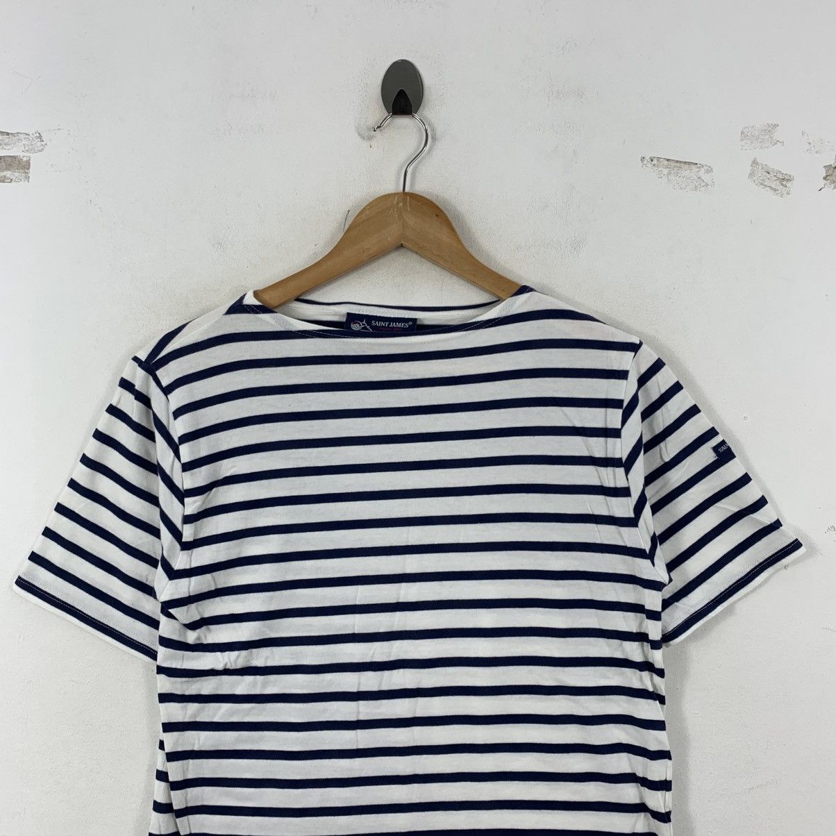 Saint James SAINT JAMES Depuis 1889 France Stripes Short Sleeve Tshirt Size US S / EU 44-46 / 1 - 3 Thumbnail