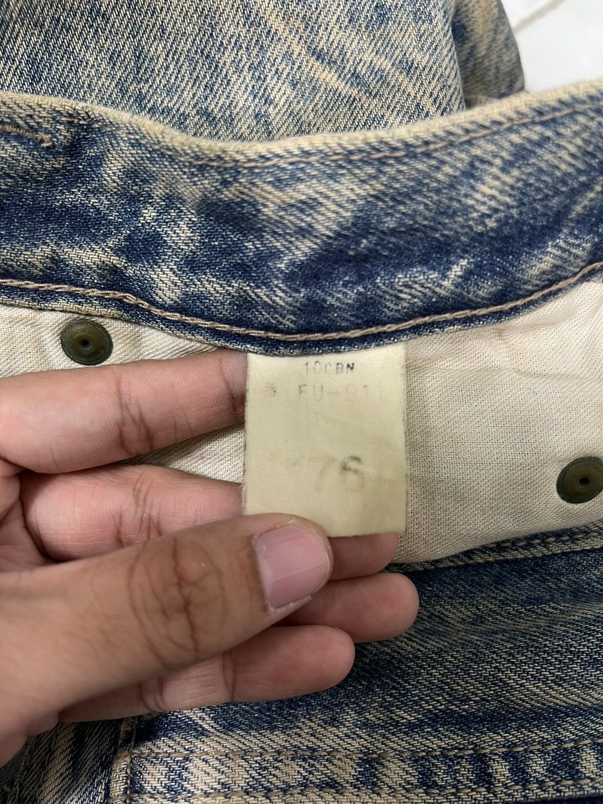 If Six Was Nine 21 City Boys Collection Flare Acid Wash Rusty Jeans Size US 30 / EU 46 - 15 Thumbnail