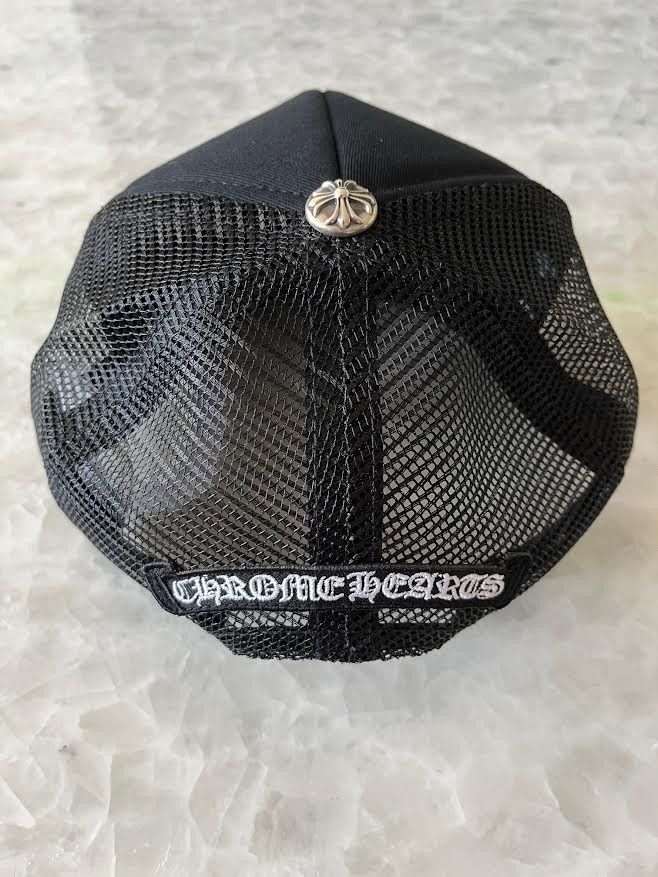 Chrome Hearts Chrome Hearts Cemetery Triple Cross Hat Black Leather Size ONE SIZE - 2 Thumbnail