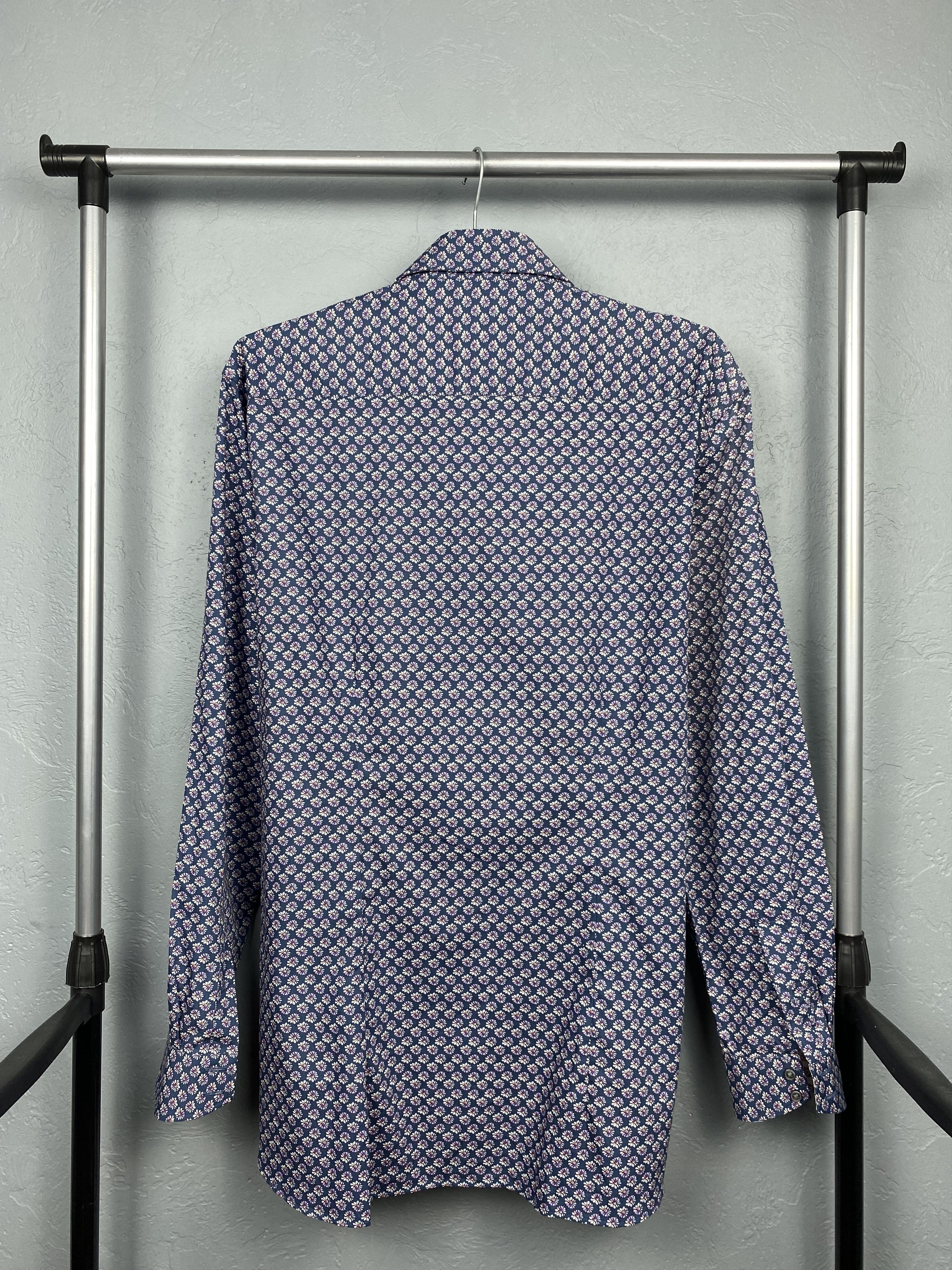 Ted Baker Ted Baker Endurance Mens Luxury Long Sleeve Shirt Size US XL / EU 56 / 4 - 6 Thumbnail