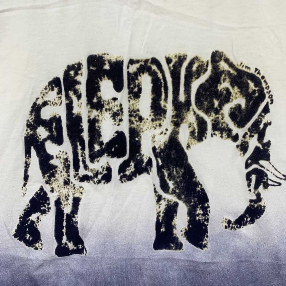 Jim Thompson Vintage JIM THOMPSON ELEPHANT Thailand Silk Tee Shirt Size L / US 10 / IT 46 - 3 Thumbnail