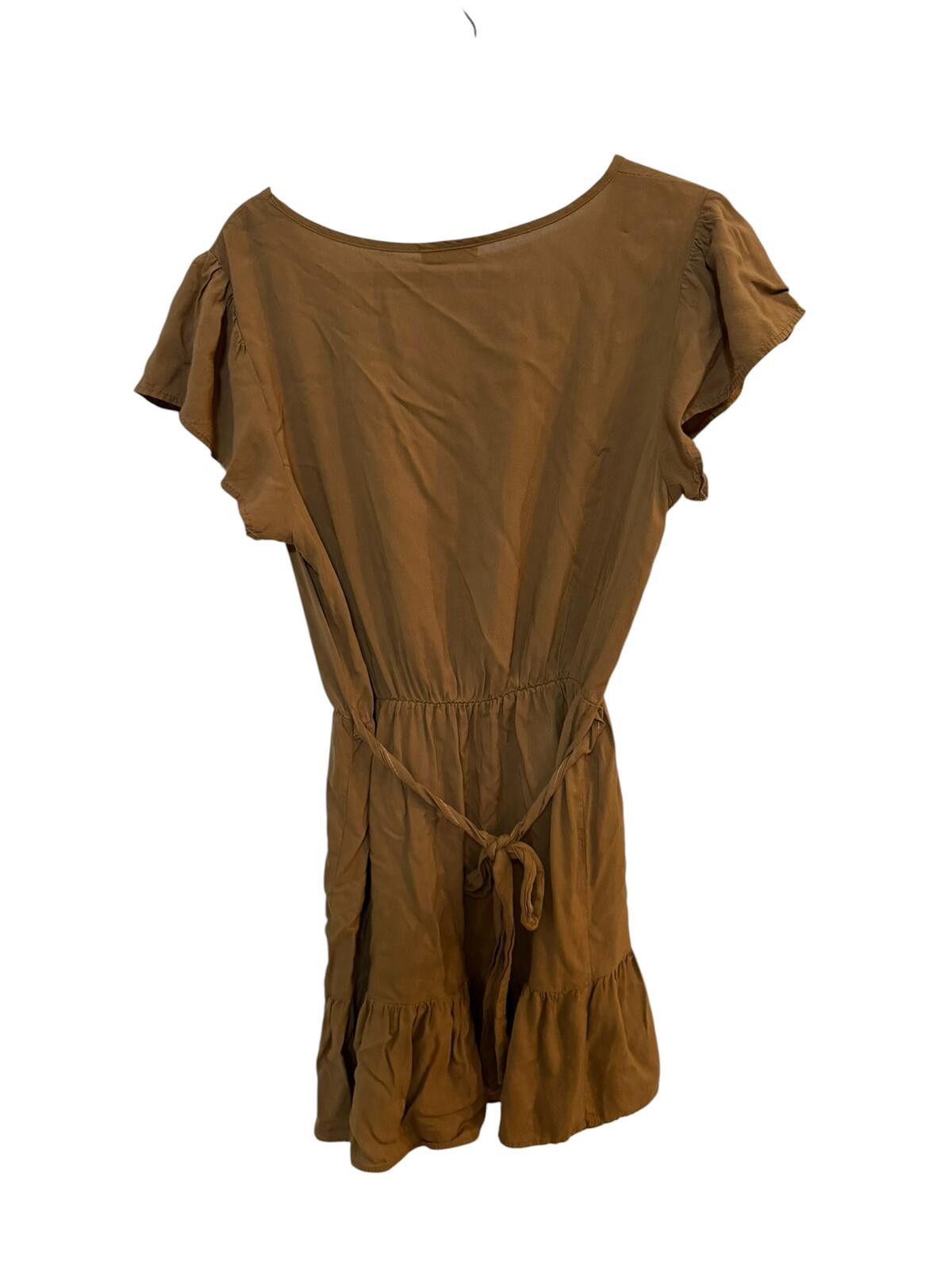 URBAN RESEARCH DOORS Adorable Brown feminine dress by Urban Rose Size Large Size L / US 10 / IT 46 - 3 Thumbnail