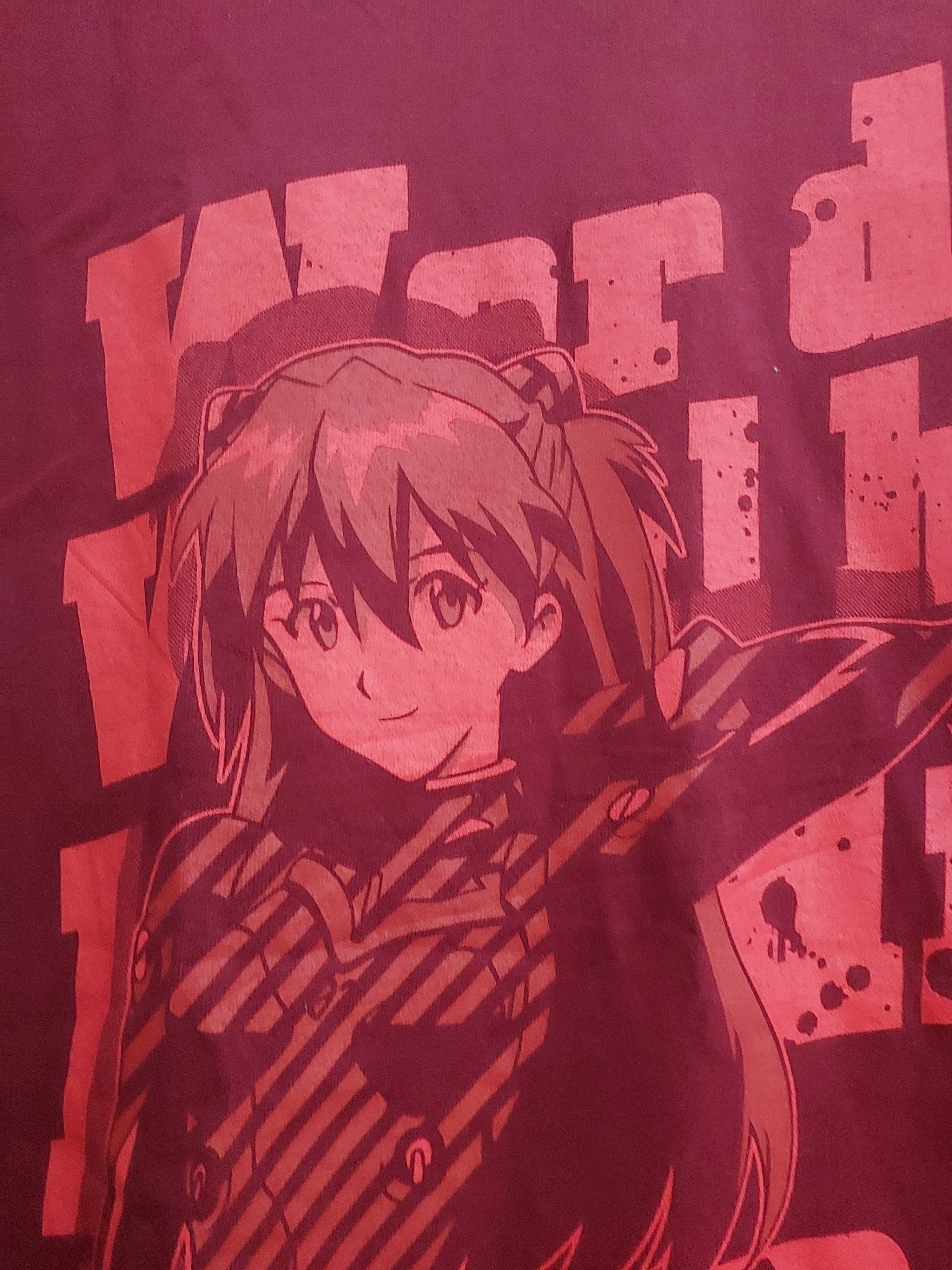 Anime EVANGELION ANIME ASUKA LANGLEY T SHIRT Size US L / EU 52-54 / 3 - 5 Thumbnail