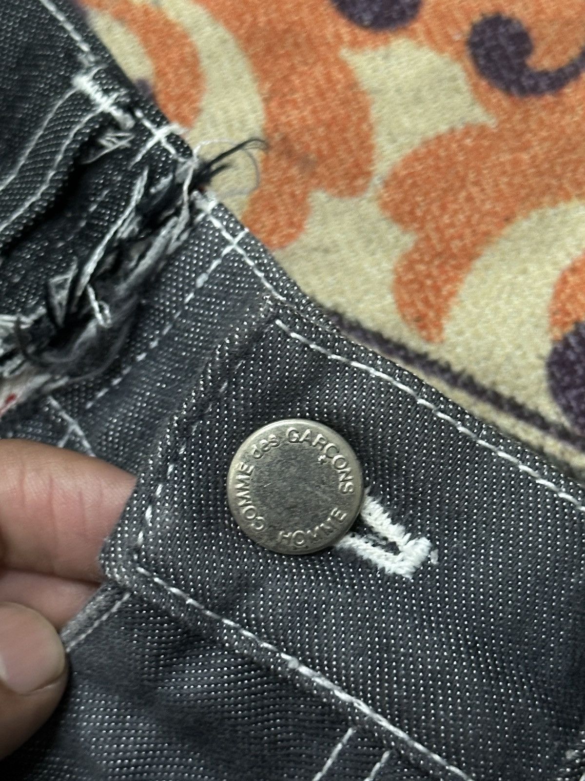 Comme des Garcons Homme Plus SS06 Comme des Garcons Reconstructed Hybrid Denim Pant Size US 30 / EU 46 - 8 Thumbnail