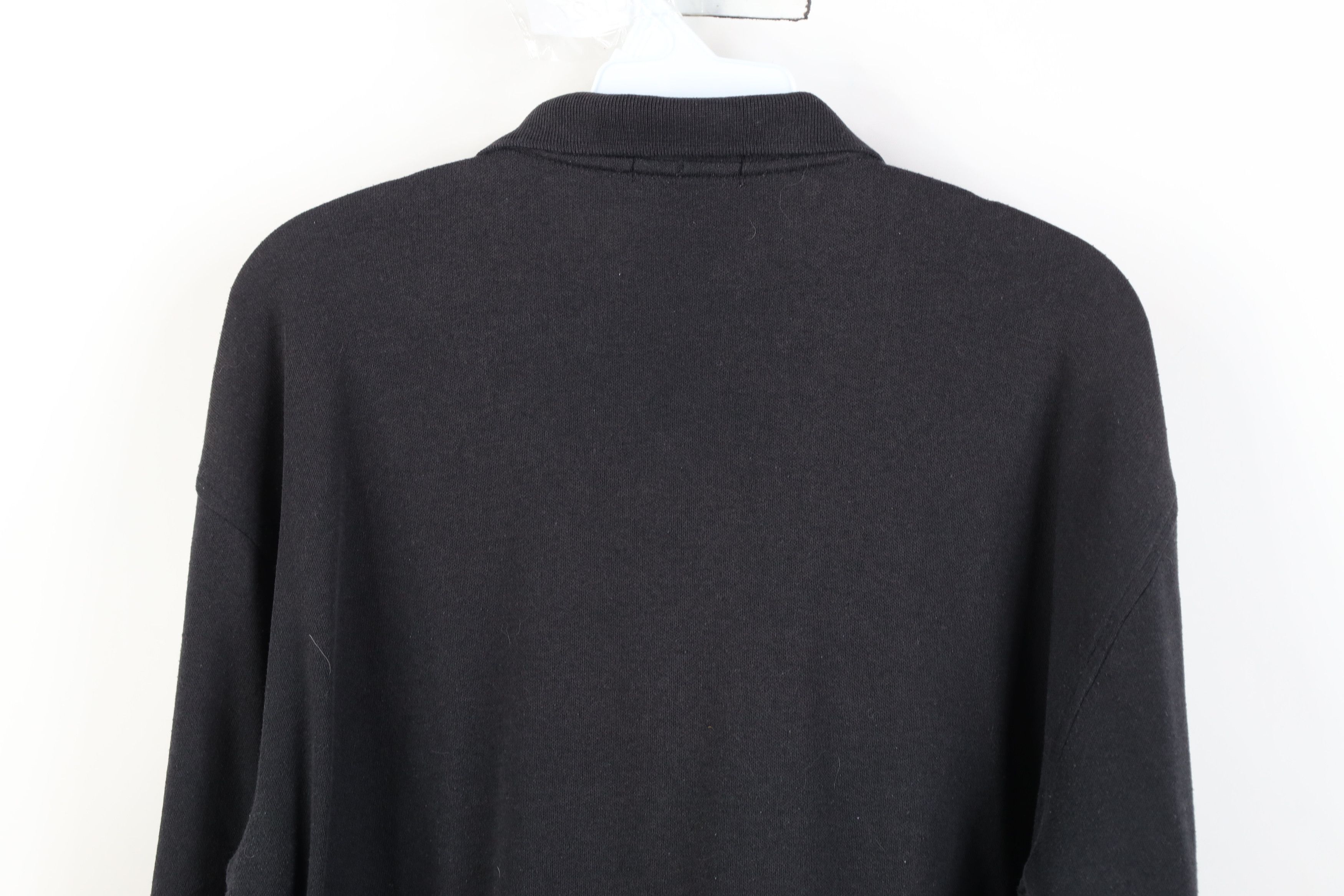 Vintage Vintage 70s Streetwear Cotton Knit Golf Polo Shirt Black Size US XL / EU 56 / 4 - 13 Thumbnail