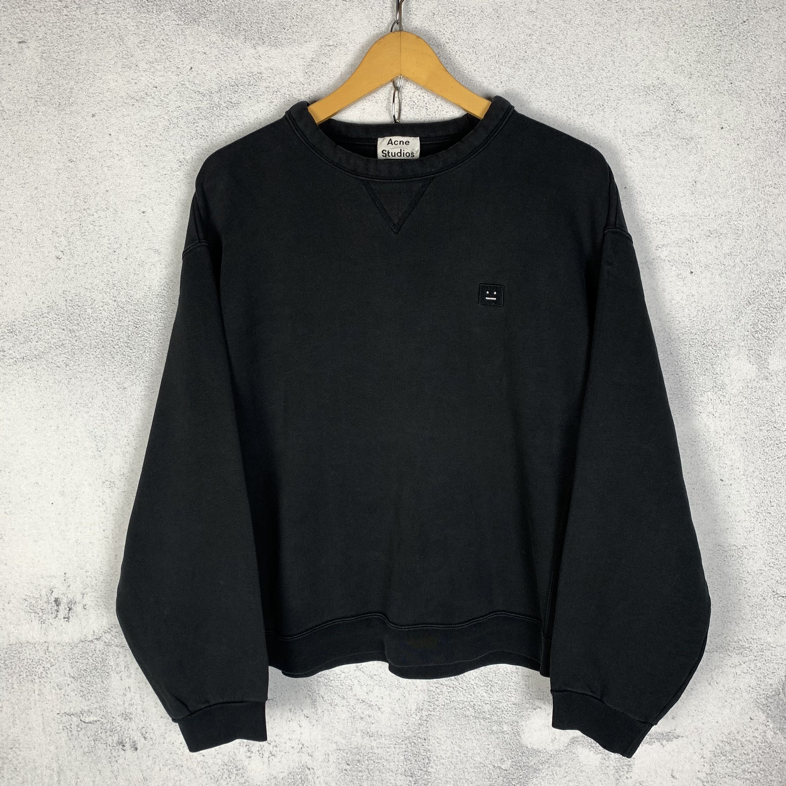 Acne studios fint fashion face sweatshirt