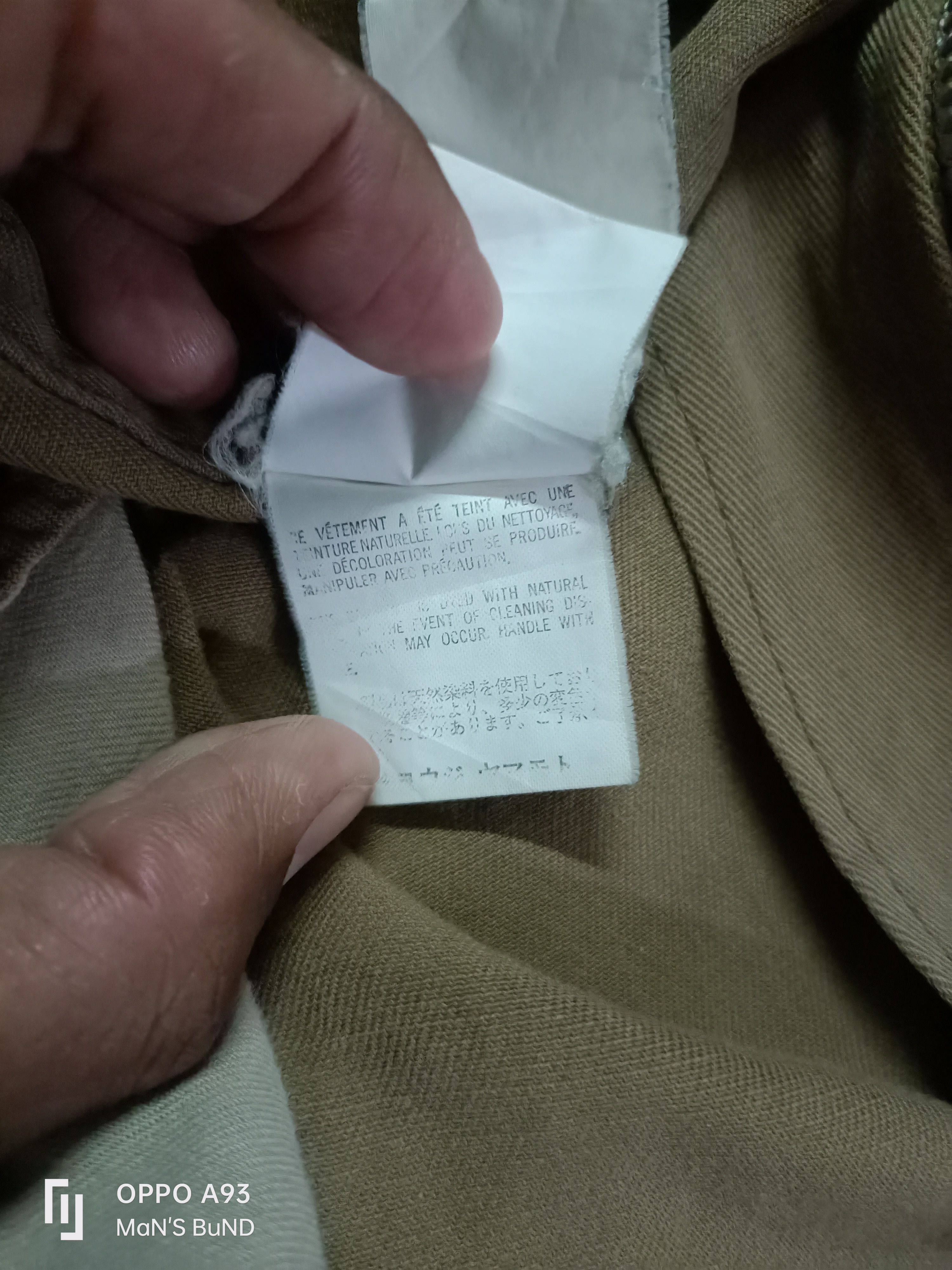 Japanese Brand Y's X Yohji Yamamoto distressed cotton jacket.. Size US M / EU 48-50 / 2 - 12 Thumbnail