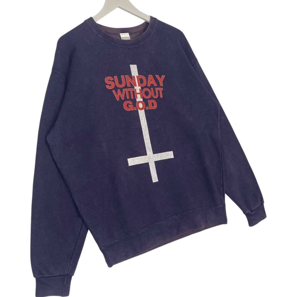 Other Vintage United Athletic Sweatshirt Big Printed NavyBlue Size US L / EU 52-54 / 3 - 3 Thumbnail