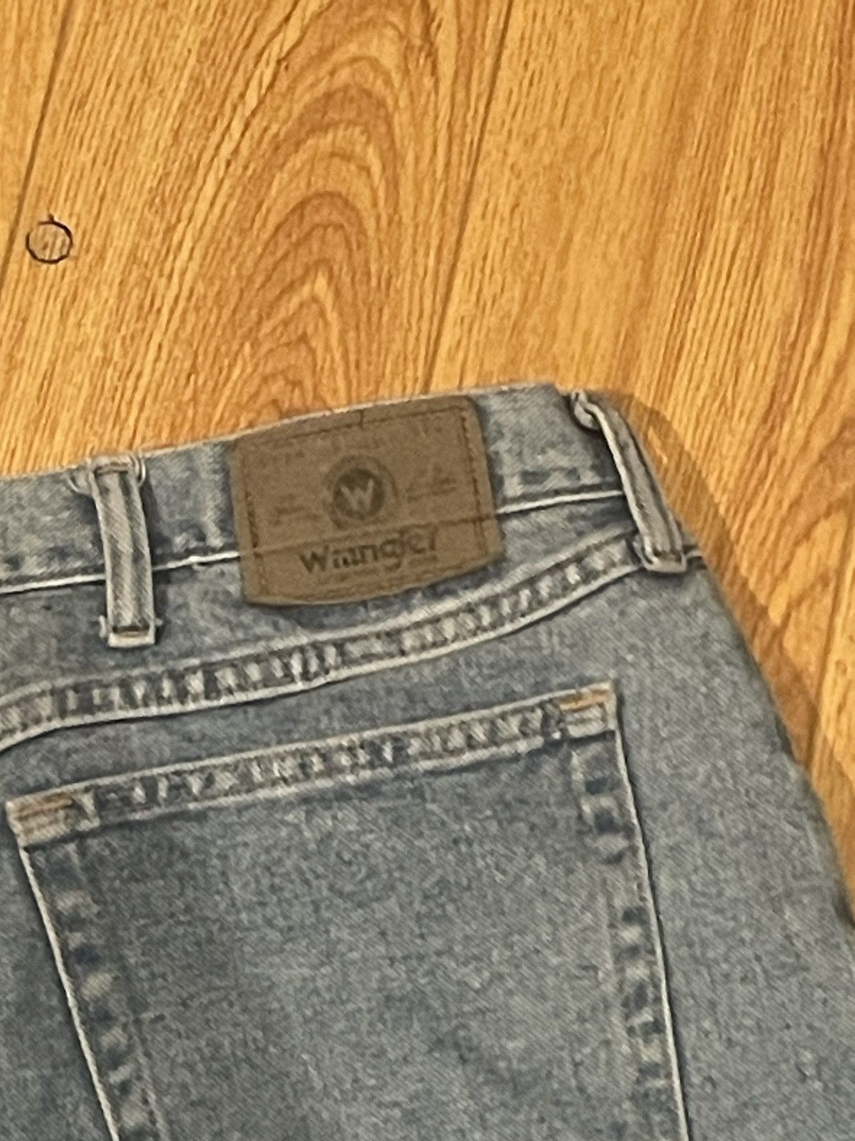 Vintage × Wrangler Wrangler jean shorts size 42/ XXL Size US 42 / EU 58 - 4 Thumbnail