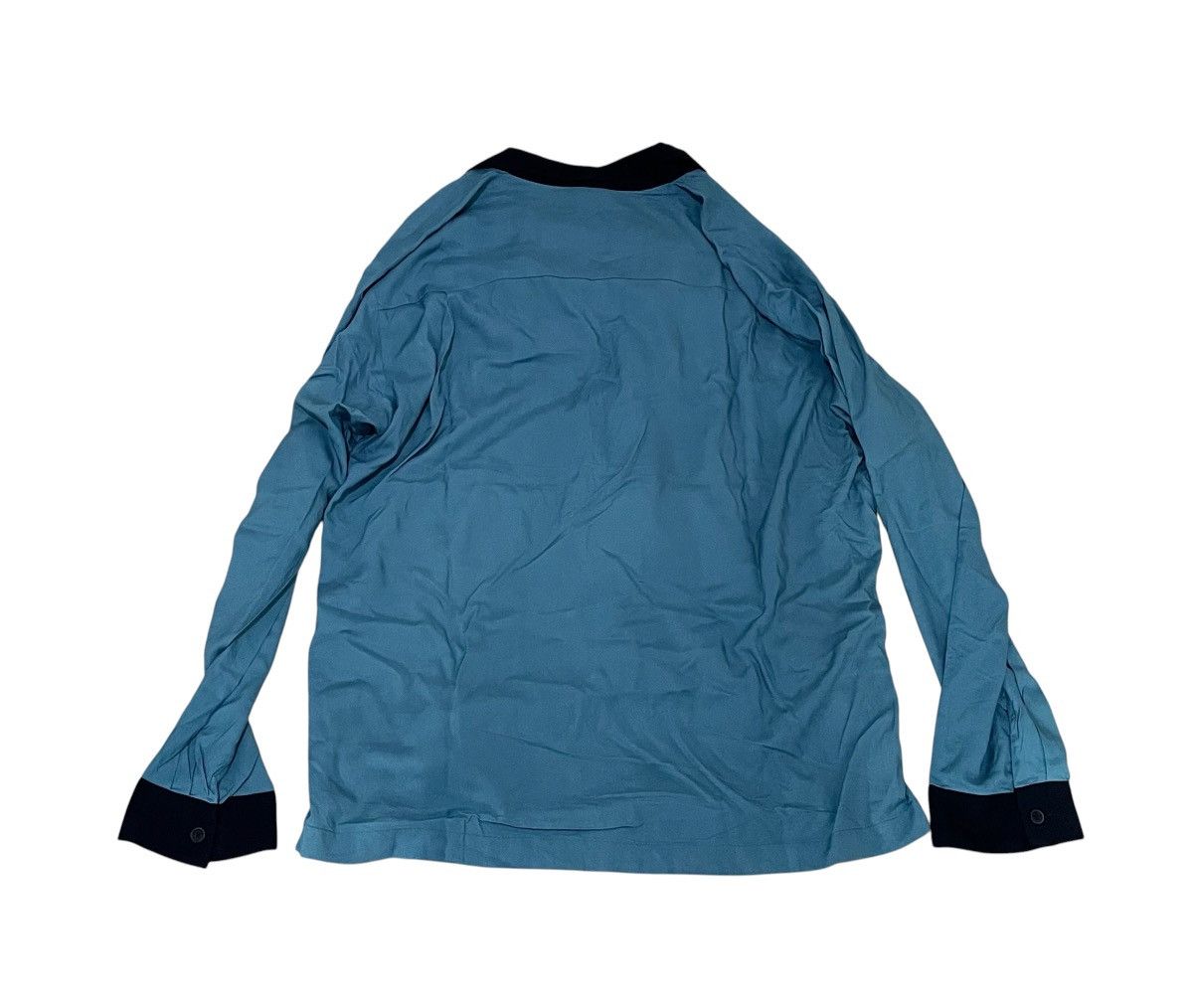 Maison MIHARA YASUHIRO Miharayasuhiro x gu two tone flowy rayon shirt Size US XL / EU 56 / 4 - 7 Thumbnail