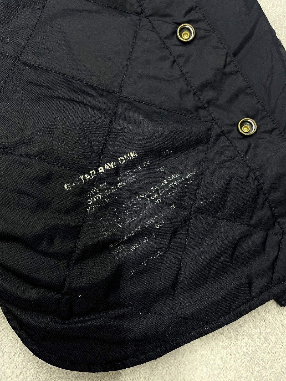 G-Star Mens G Star Raw Davin Padded Overshirt Jacket Nylon Navy Size US S / EU 44-46 / 1 - 9 Thumbnail