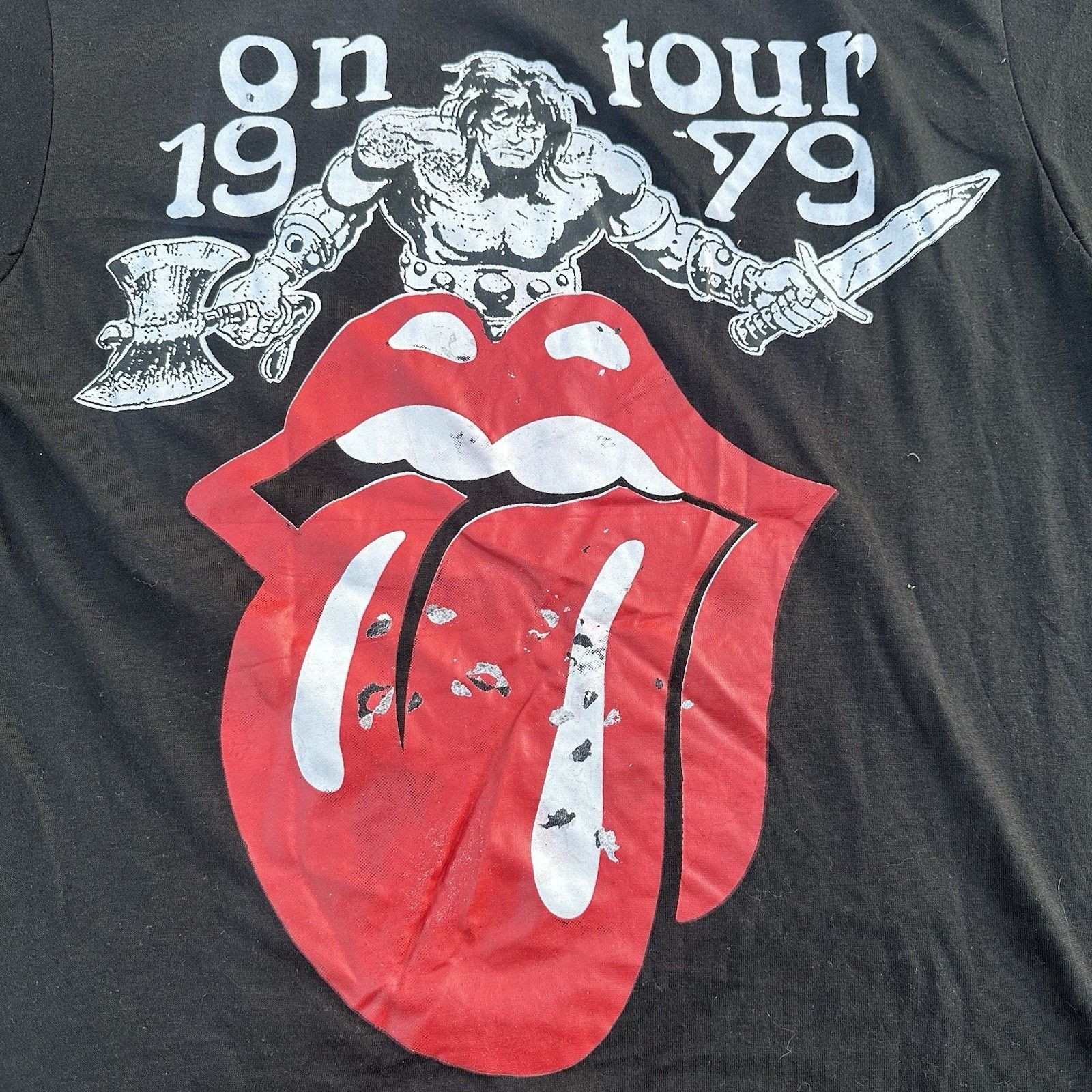 Band Tees × Vintage Vintage 1979 The New Barbarians Keith Richards Band Tour Tee Size US M / EU 48-50 / 2 - 4 Thumbnail