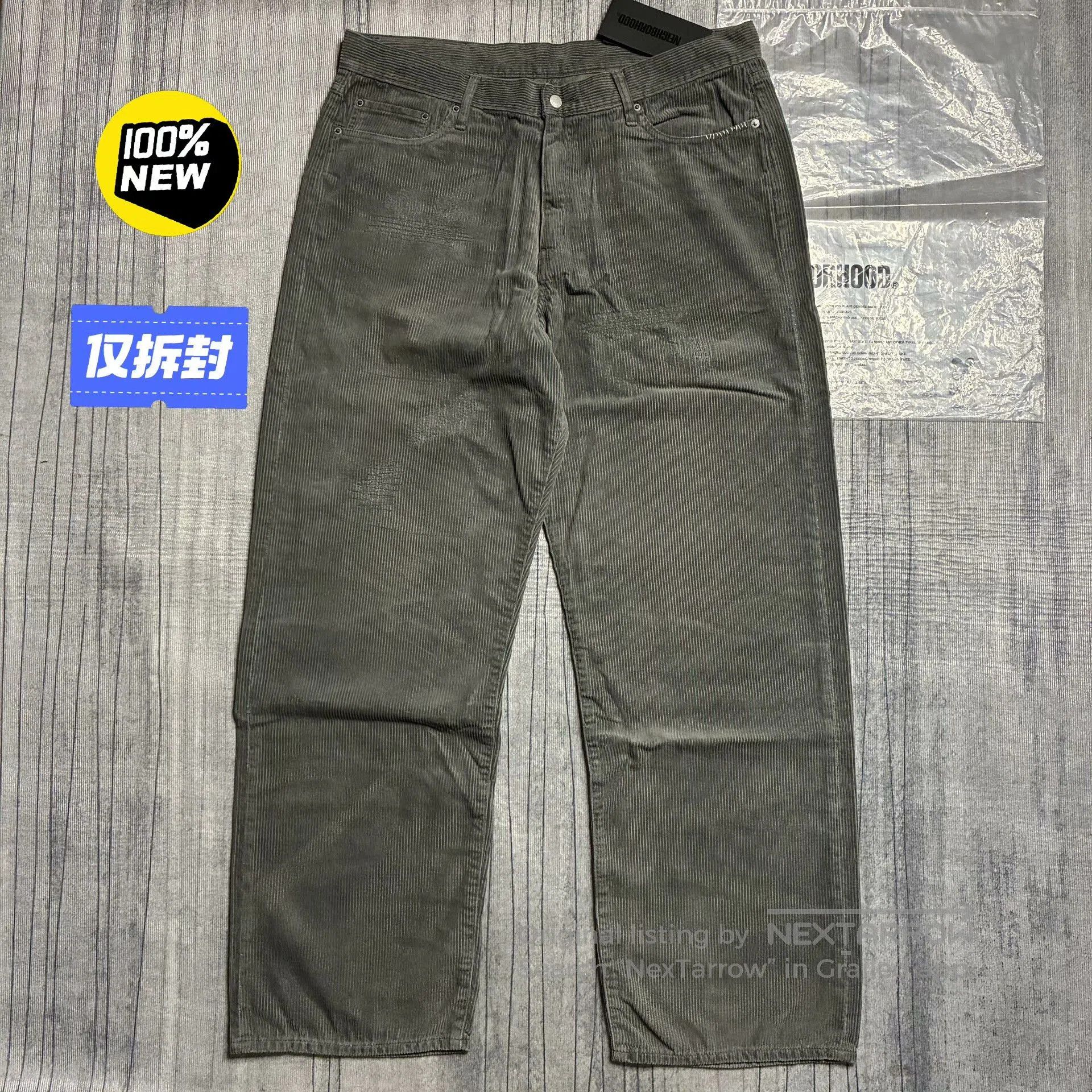 Neighborhood NEIGHBORHOOD 24AW Distressed Corduroy Pants. Size US 32 / EU 48 - 1 Thumbnail