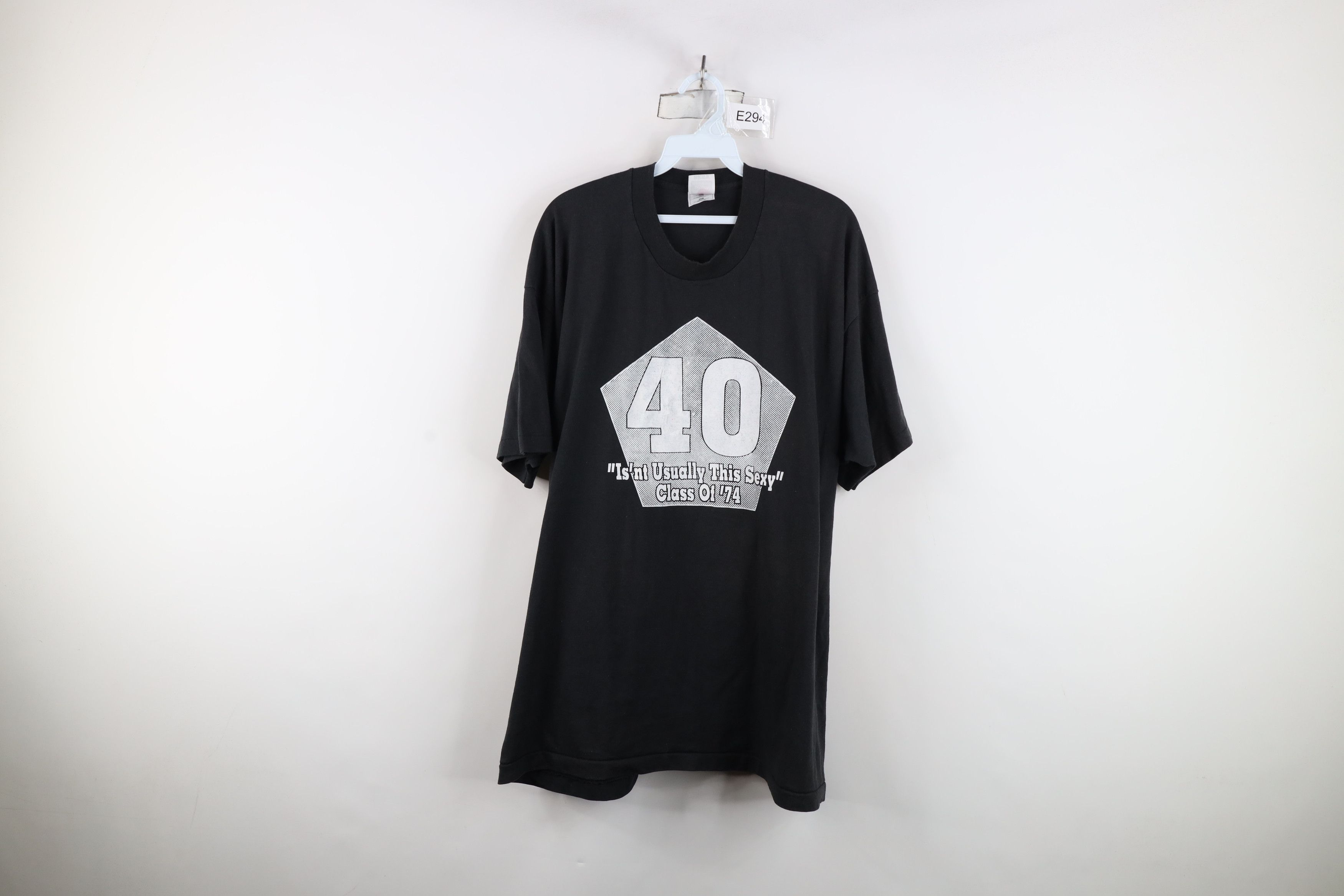 Vintage Vintage 90s Year Old Birthday Sexy Short Sleeve T-Shirt USA Size US XXL / EU 58 / 5 - 1 Thumbnail