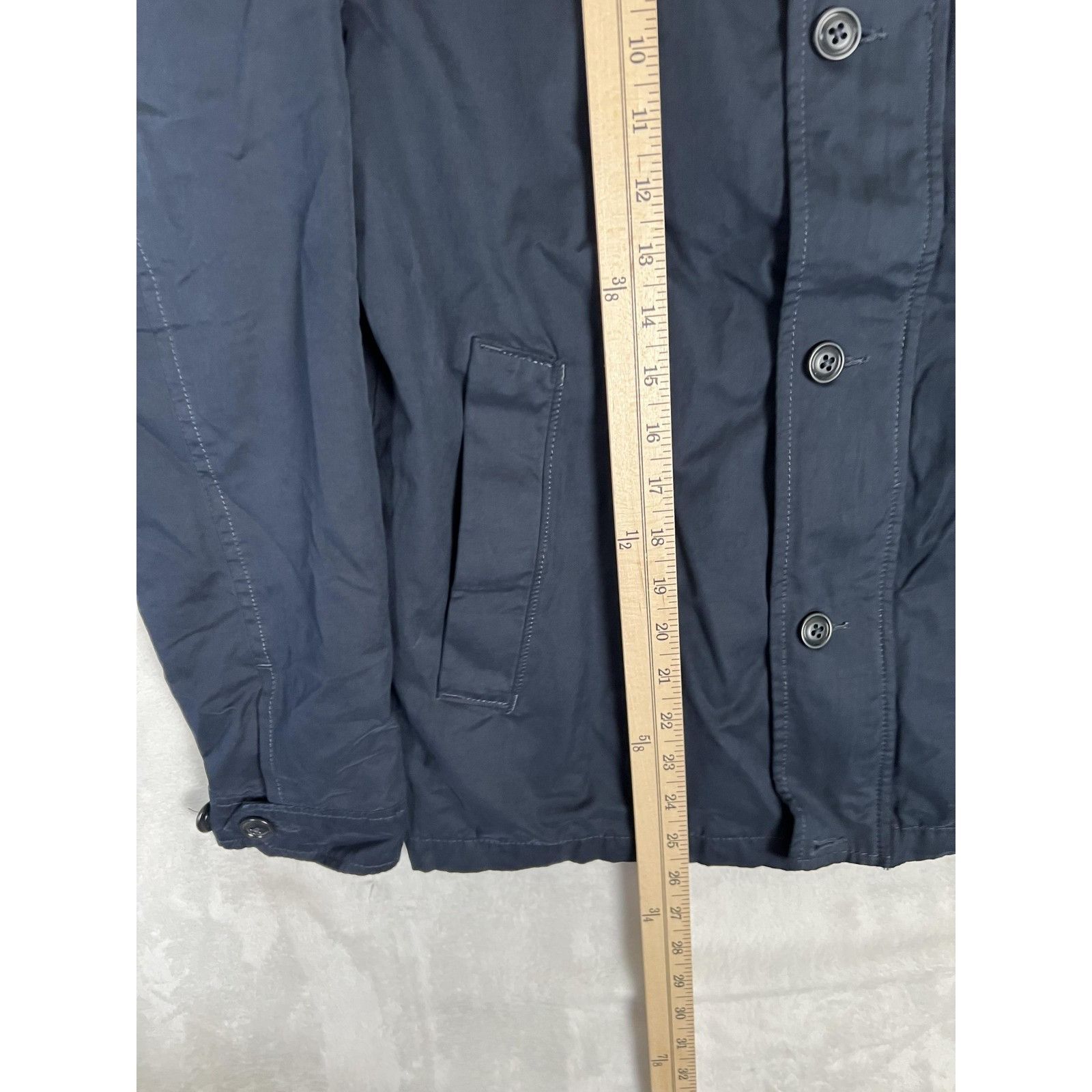 Abercrombie & Fitch Abercrombie & Fitch Jacket Mens Small Navy Windbreaker Lined Size US S / EU 44-46 / 1 - 3 Thumbnail