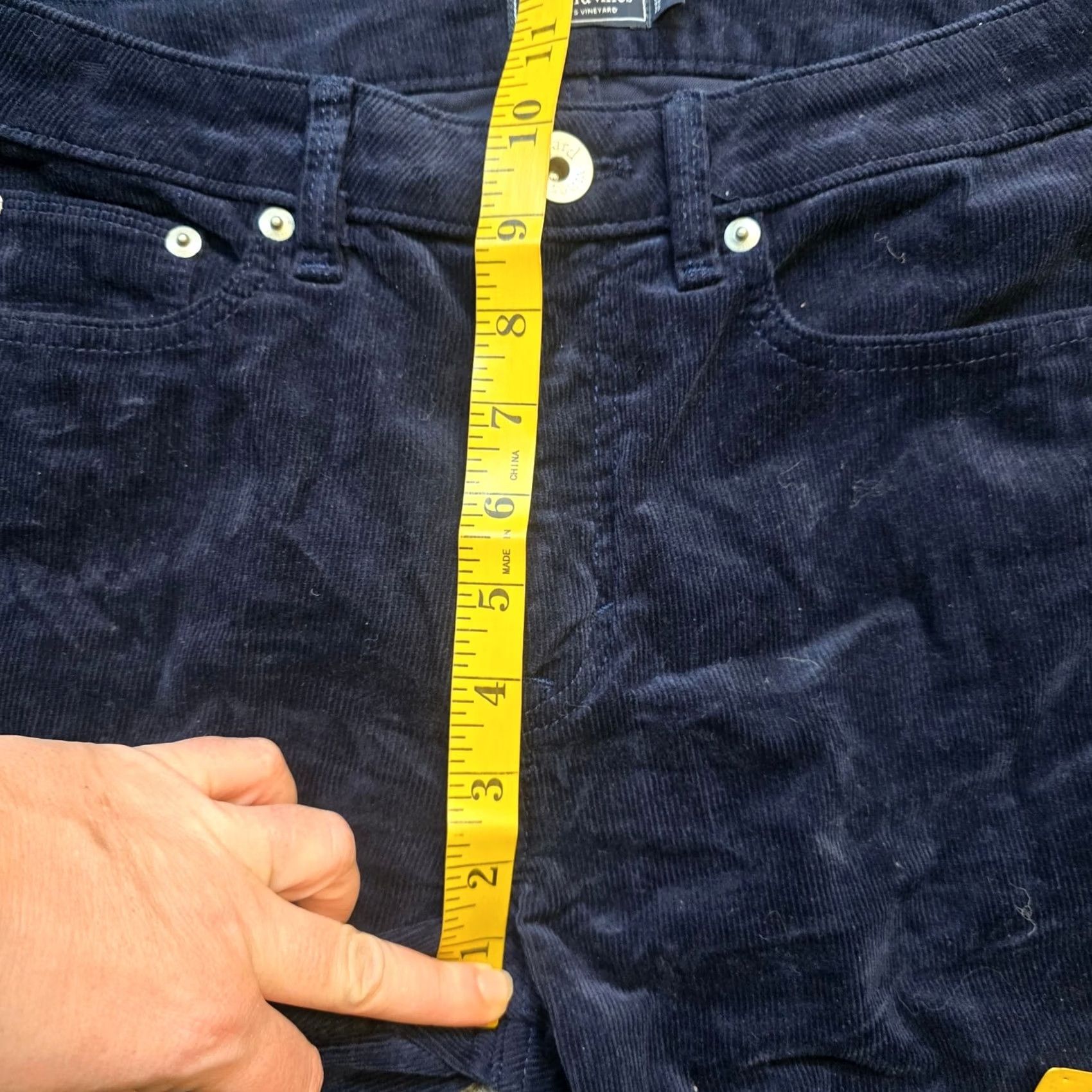 Vineyard Vines Vineyard Vines Pants Womens Size 26 Blue Corduroy Straight Leg Preppy Casual Dress Pants Size 26" / US 2 / IT 38 - 6 Thumbnail