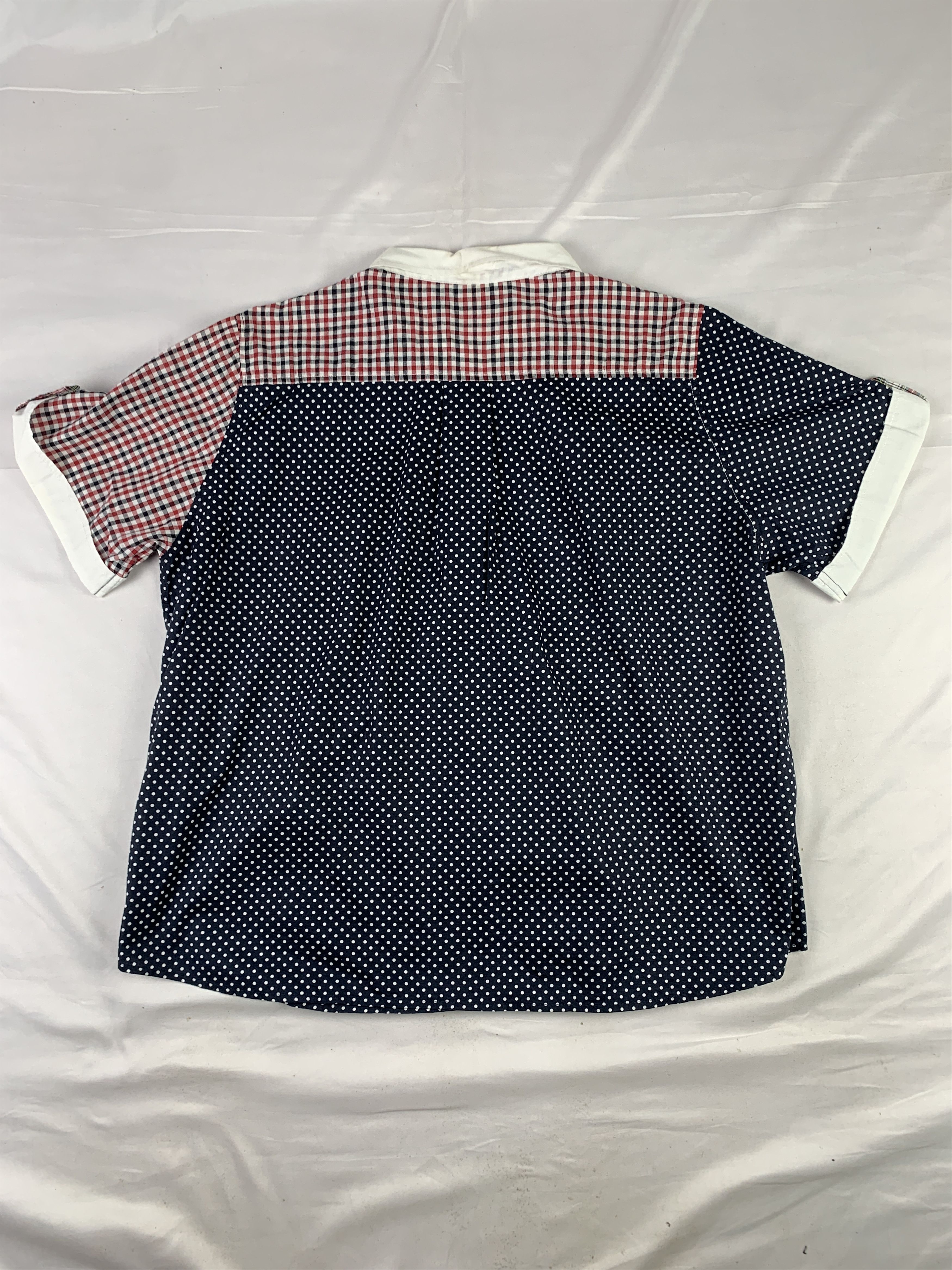 Japanese Brand Coeur Hand Rose Cute Buttons Shirt (XL) Size XL / US 12-14 / IT 48-50 - 4 Thumbnail