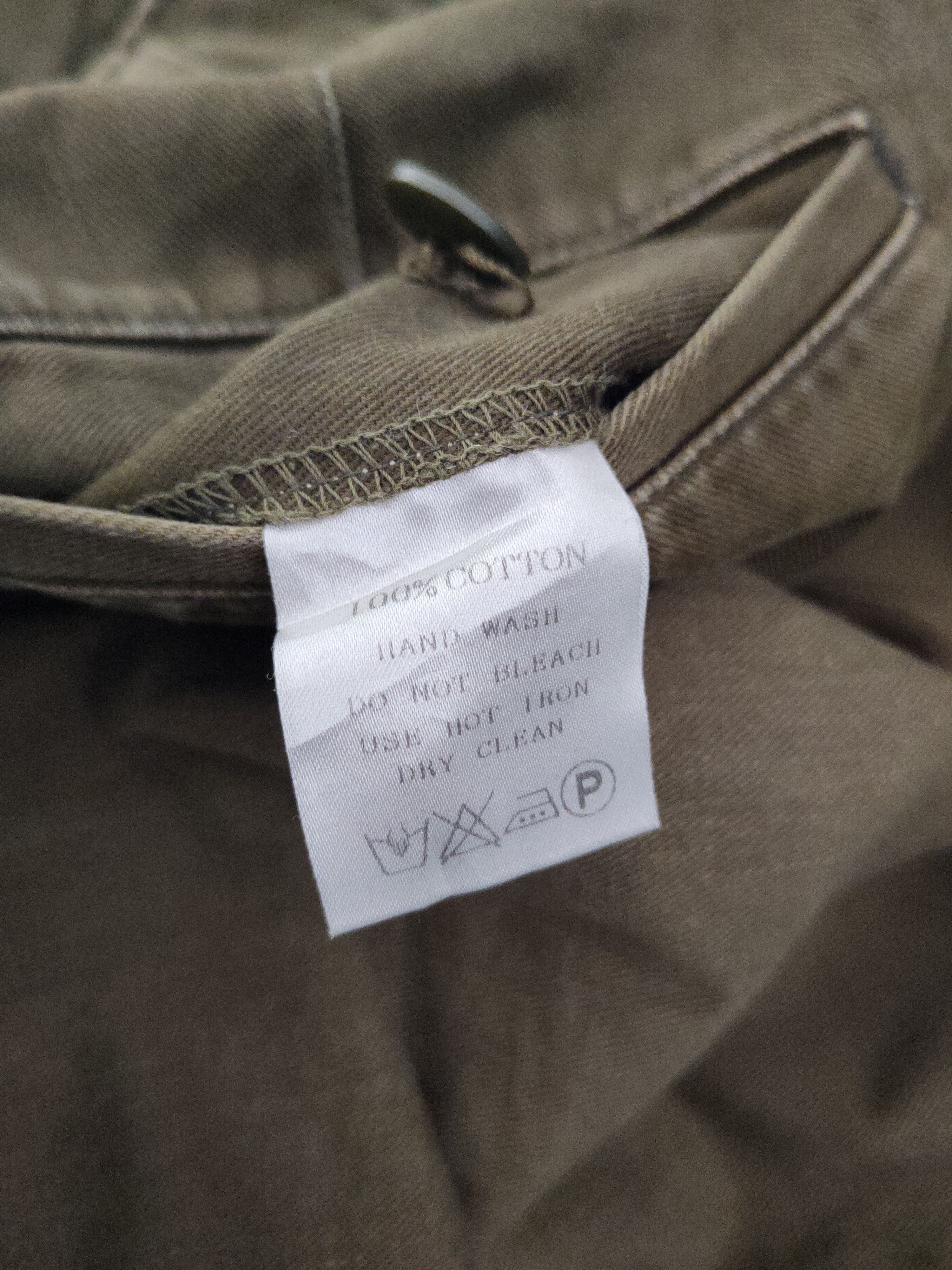 Japanese Brand DLL Tabloid News Olive Multipocket Tactical Cargo Pants #739 Size US 31 - 12 Thumbnail