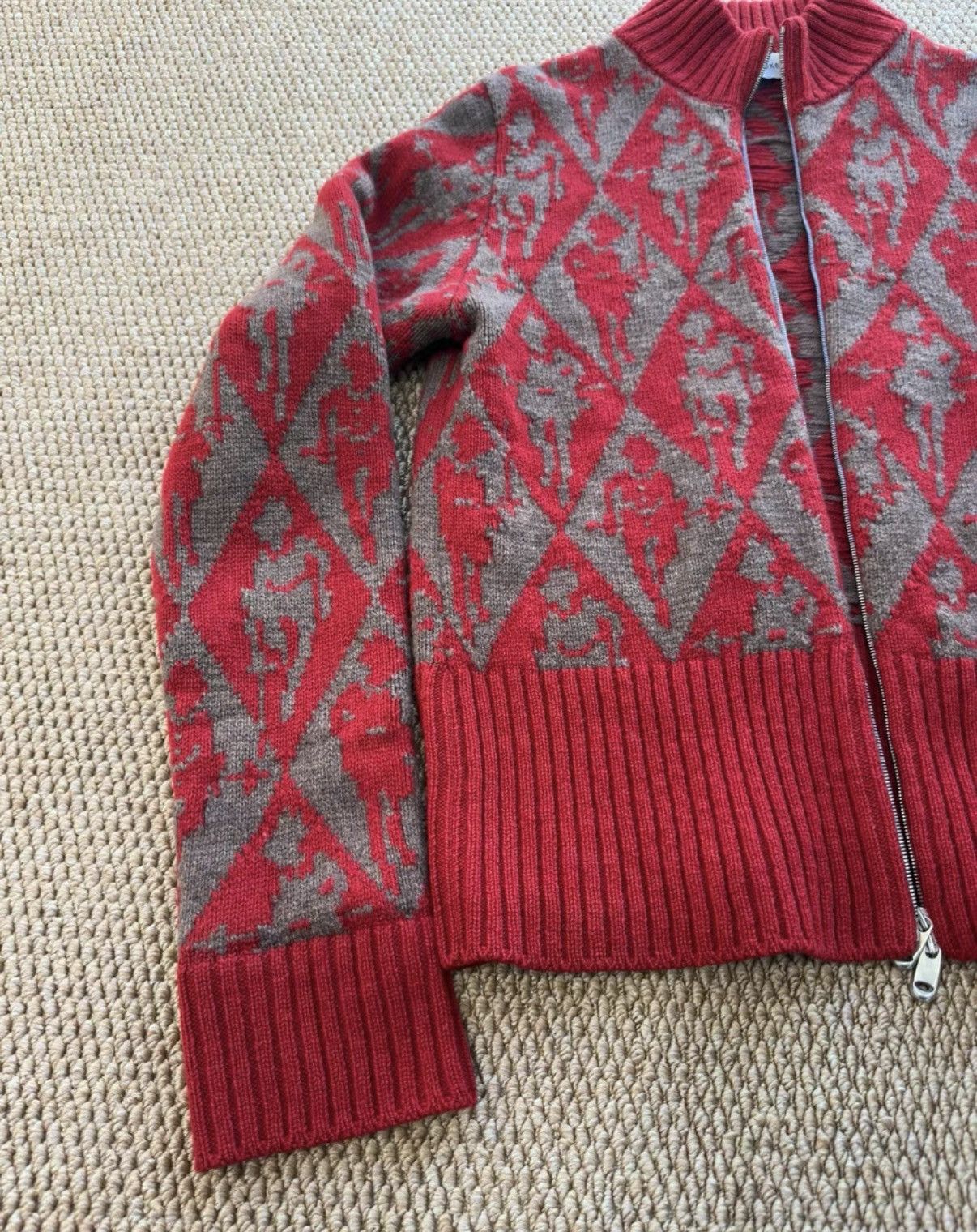 Stefan Cooke Stefan Cooke British Figure Zip-Up Cardigan K23 Size US S / EU 44-46 / 1 - 2 Thumbnail
