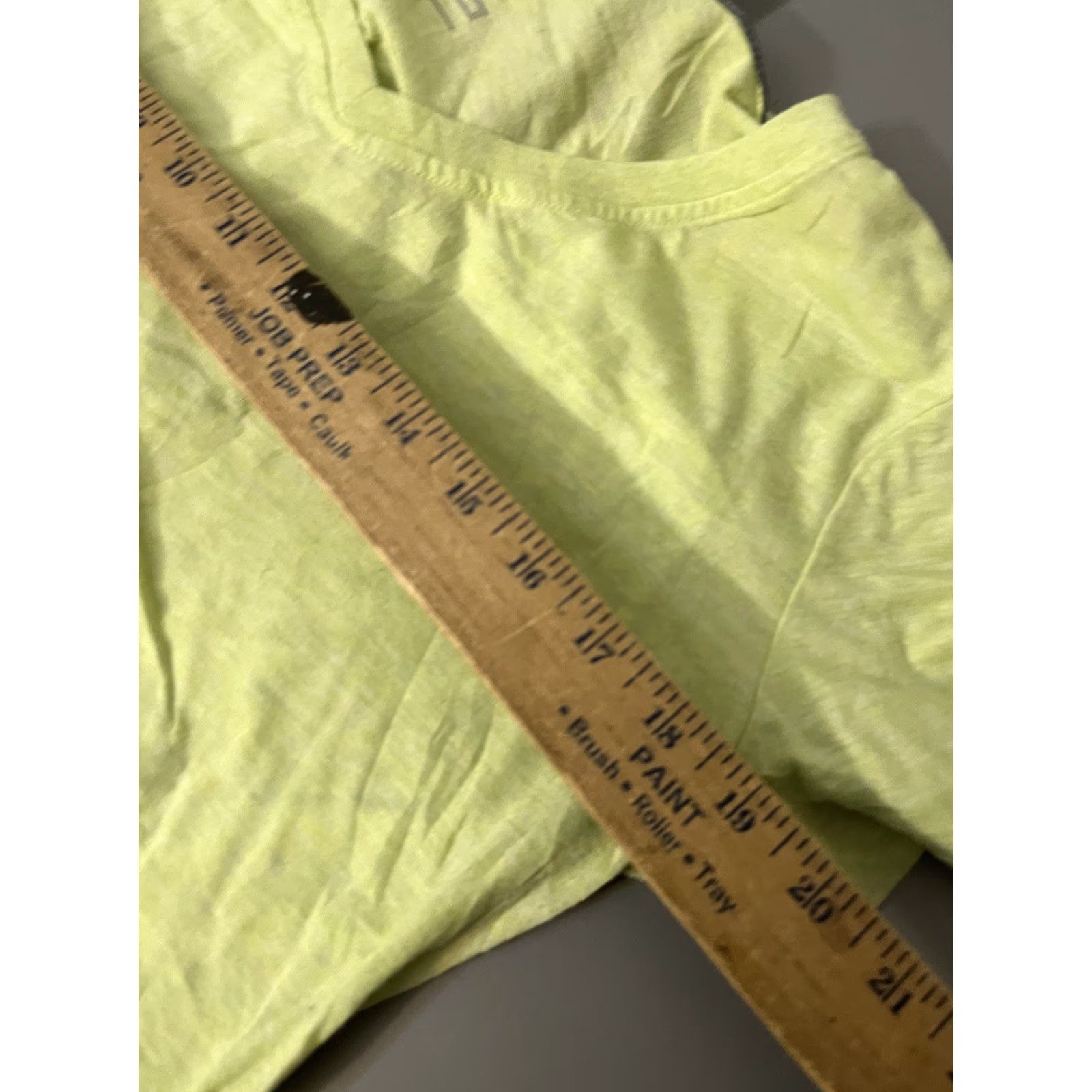 Nike Nike Dri Fit Top Women's V Neck - Size L - Neon Green Relaxed Fit Shirt Size L / US 10 / IT 46 - 6 Thumbnail
