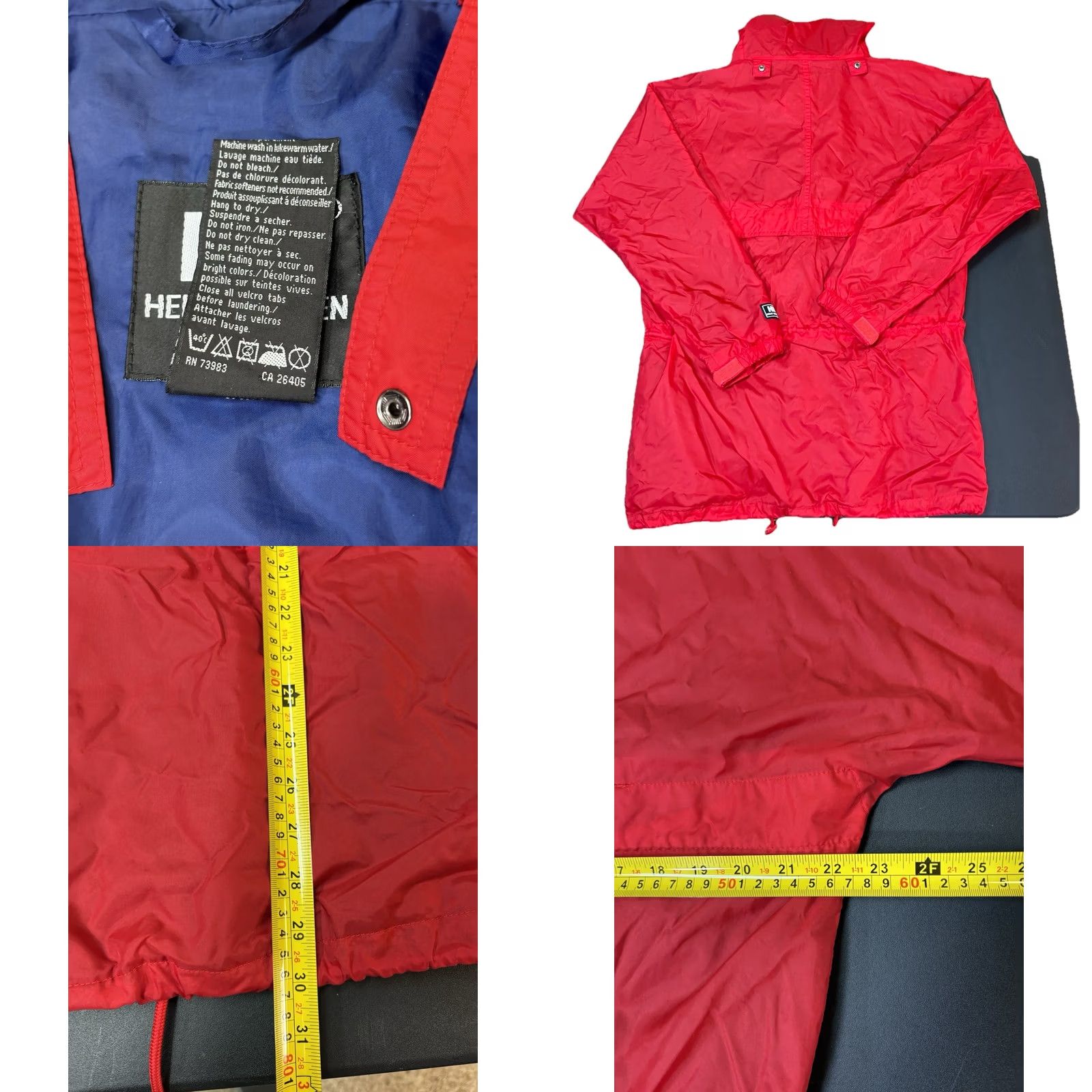 Helly Hansen Helly Hansen Packable Red Nylon Rain Jacket Windbreaker Men’s M Outdoor Hiking Jacket Size US M / EU 48-50 / 2 - 8 Thumbnail