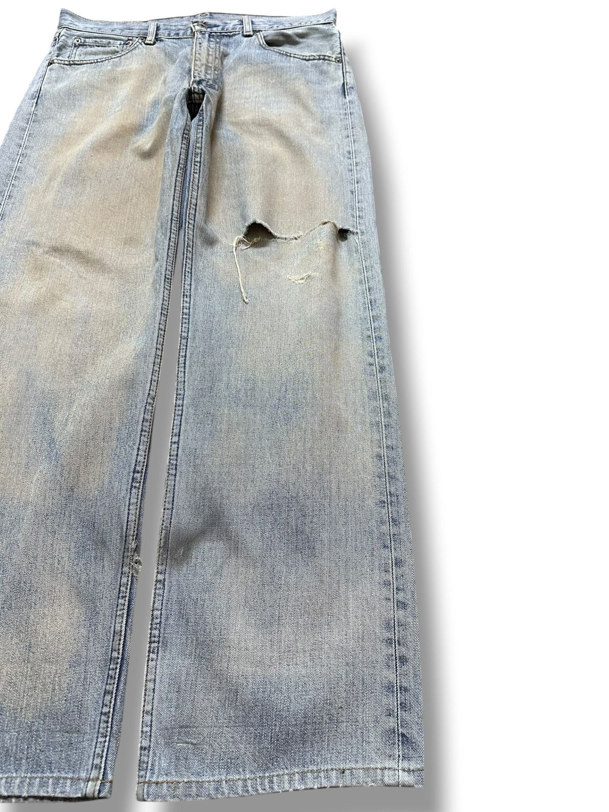Levi's Vintage Clothing Vintage Levi’s 503 Mudwash Ripped Distressed Denim Size US 34 / EU 50 - 4 Thumbnail
