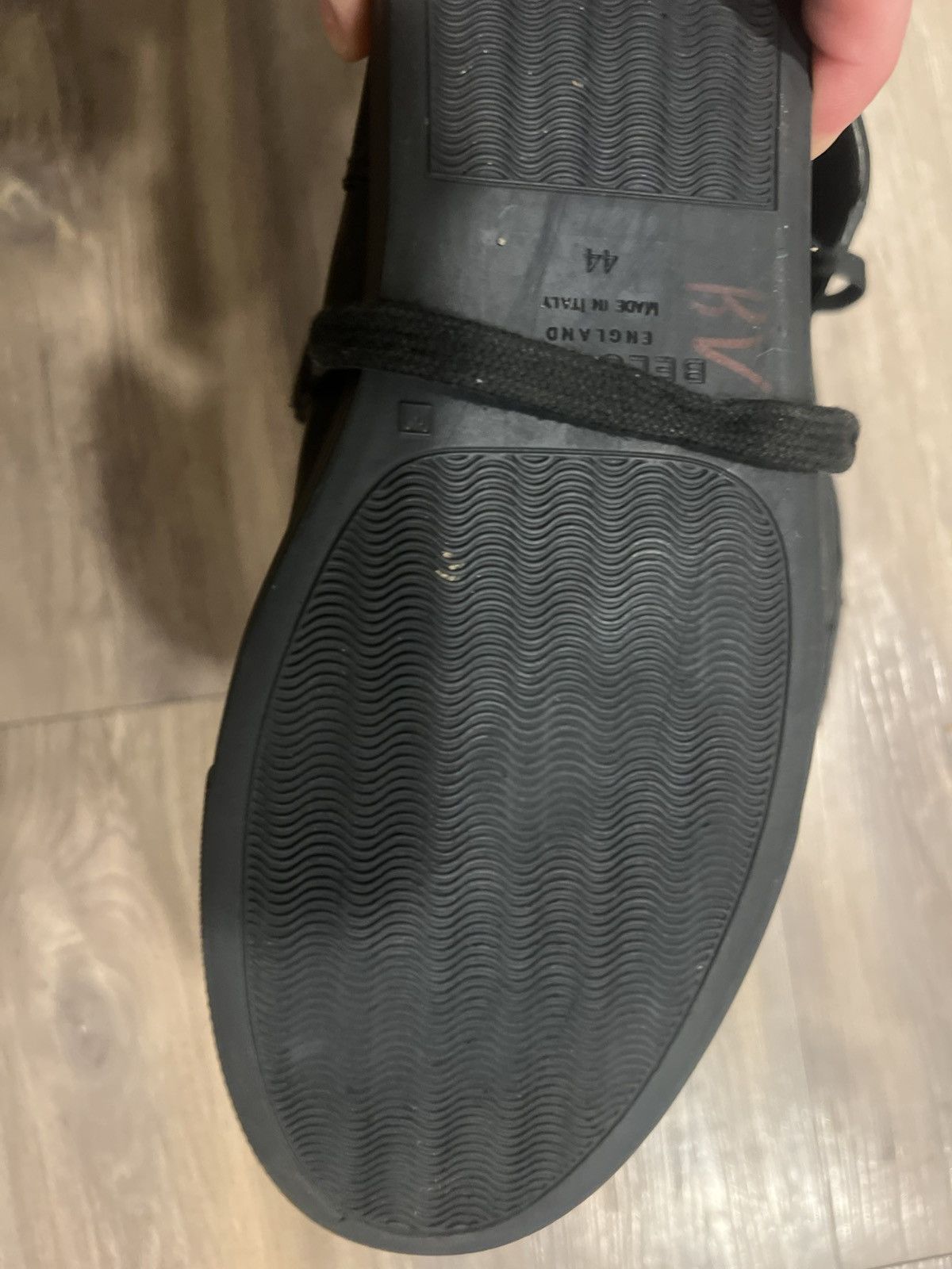 Belstaff Beautiful Belstaff Black Leather Sneakers. 44 Size US 10 / EU 43 - 4 Thumbnail