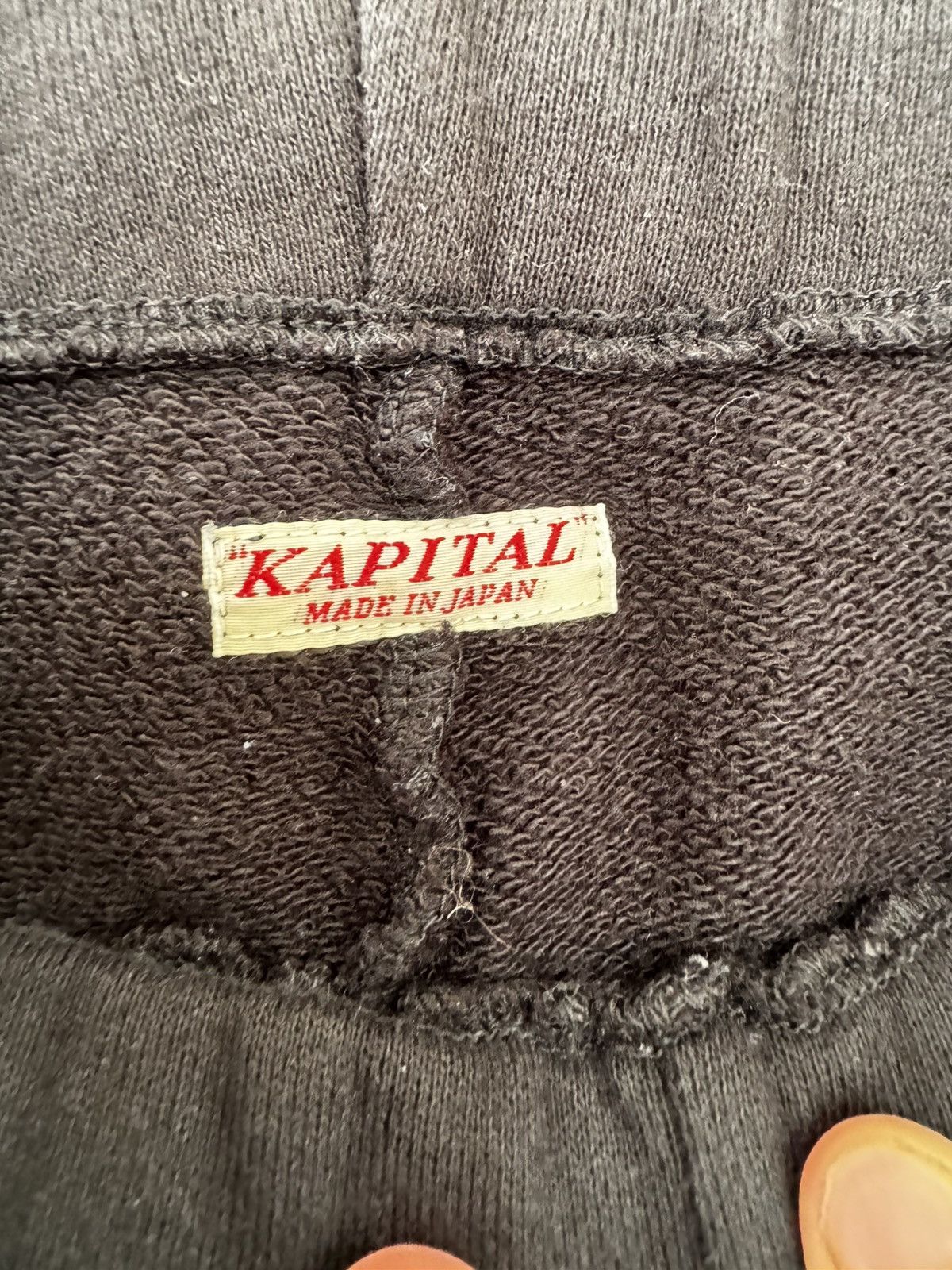 Kapital Smiley Print Black Sweatpants Size US 36 / EU 52 - 5 Thumbnail