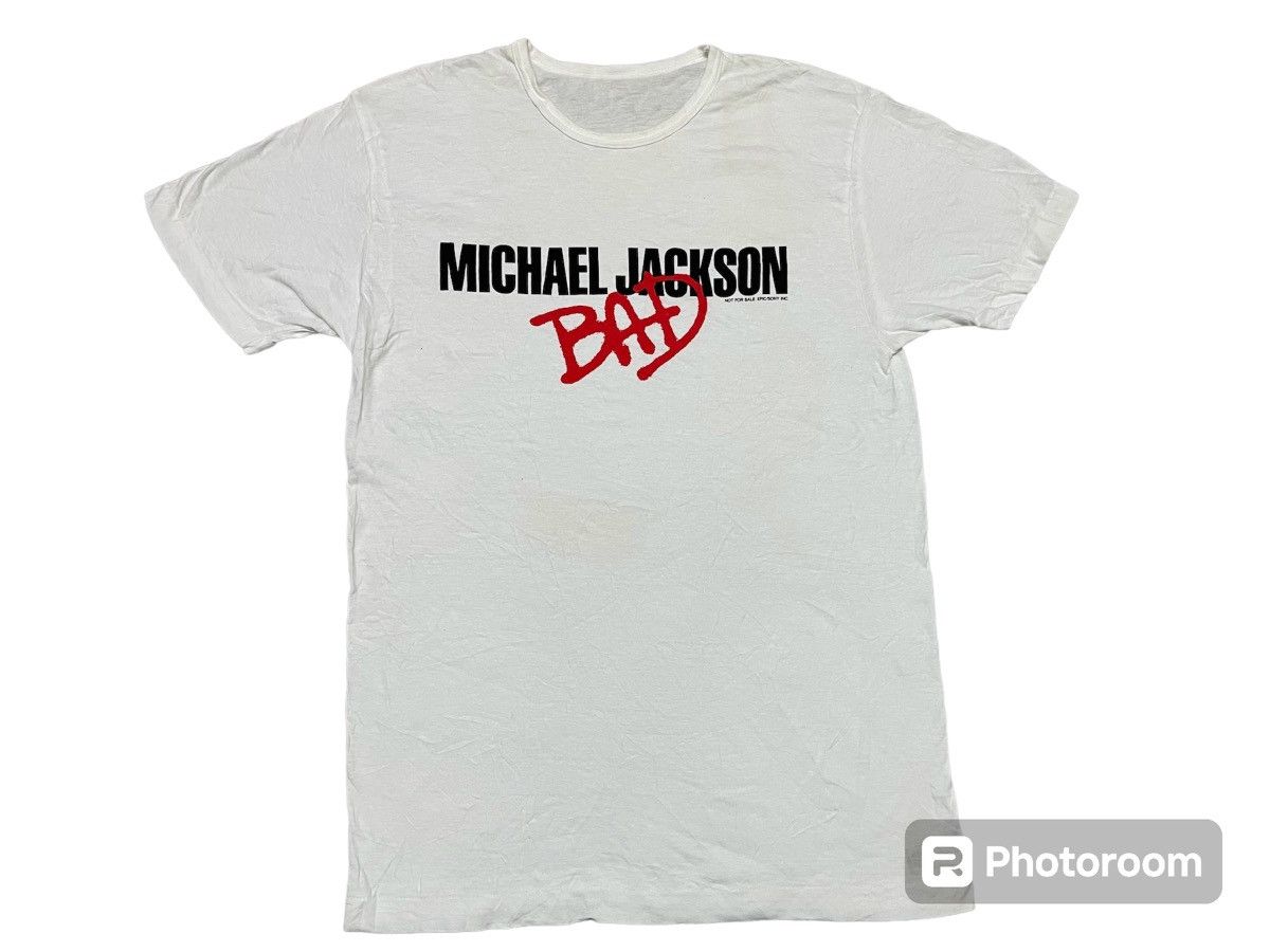 image of Michael Jackson x Vintage 90's King Pop Micheal Jackson s T Shirt in White (Size Small)