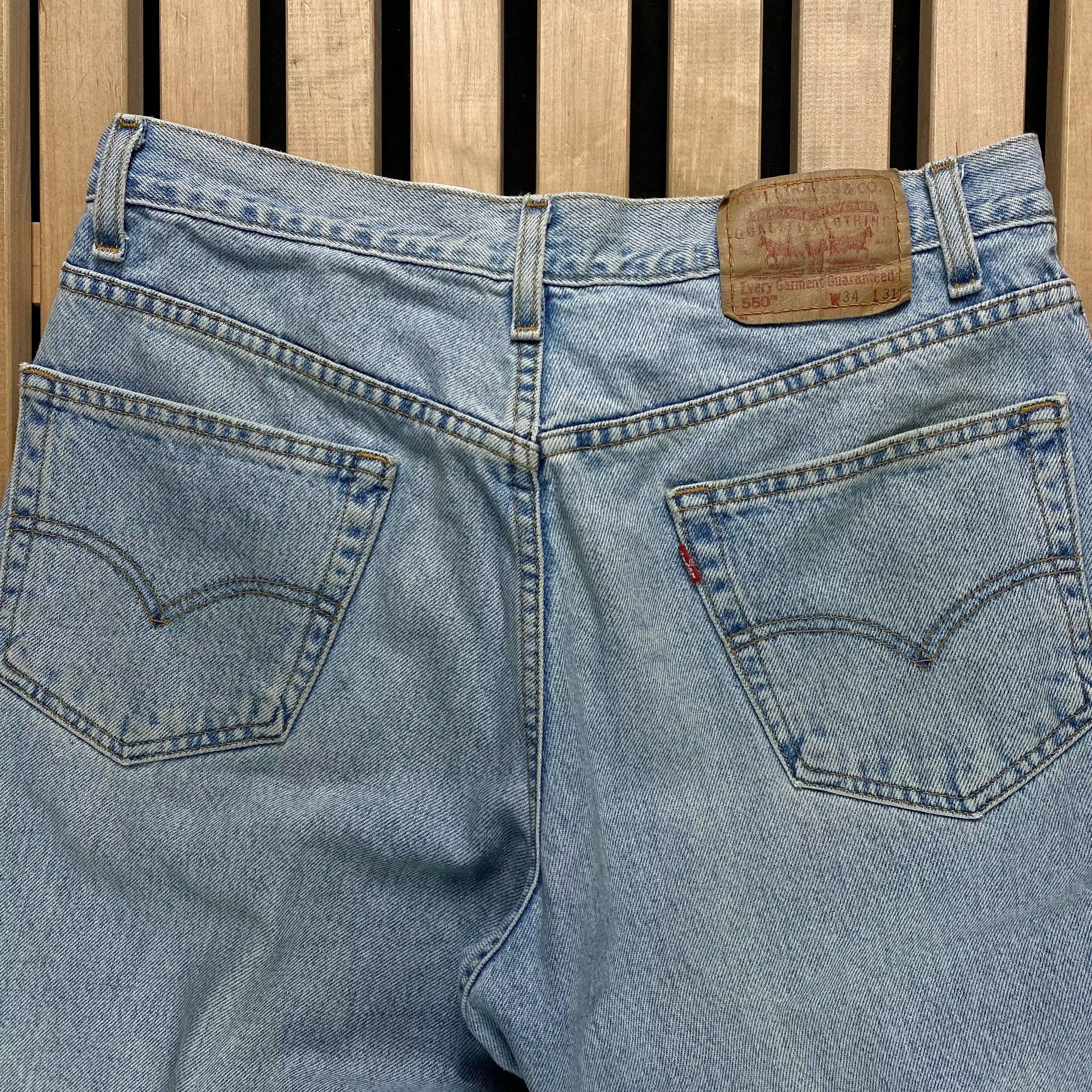 Levi's × Levi's Vintage Clothing × Vintage Mens Jeans Denim Levis 550 Vintage Size 34 Size US 34 / EU 50 - 10 Thumbnail