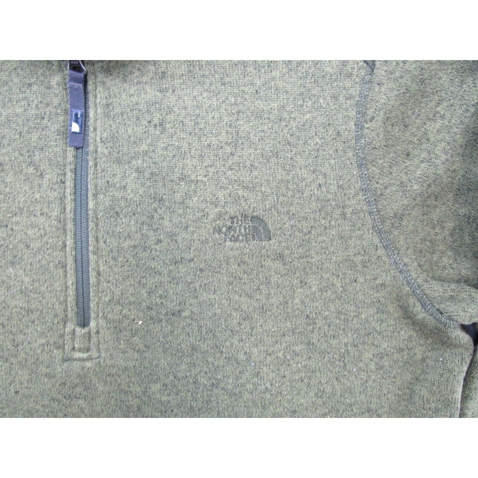 The North Face The North Face Jacket Mens Size M 1/4 Zip Fleece Green Outdoor Ski Size US M / EU 48-50 / 2 - 2 Thumbnail