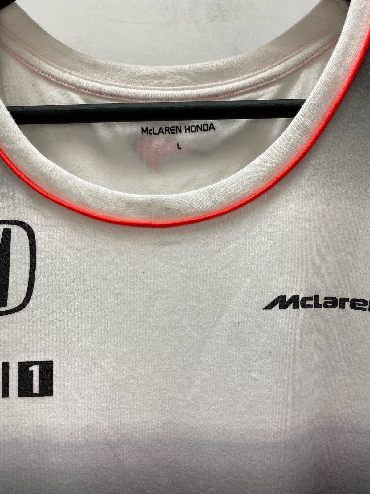 Formula 1 × Vintage F1 McLaren Honda Team #22 Button Formula One 1 Tee Size US L / EU 52-54 / 3 - 19 Thumbnail