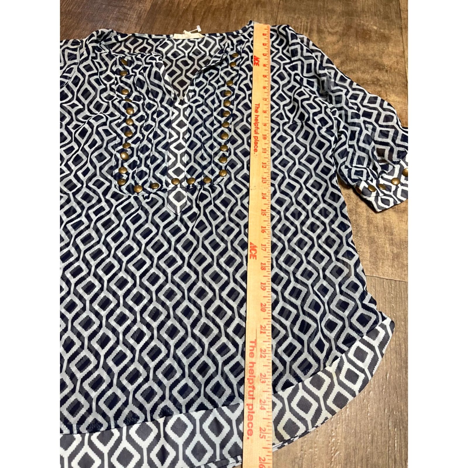 Vintage **41 Hawthorn Women's Small Blue Blouse** User: **41 Hawthorn Small Women's Blue Blouse** Size S / US 4 / IT 40 - 2 Thumbnail