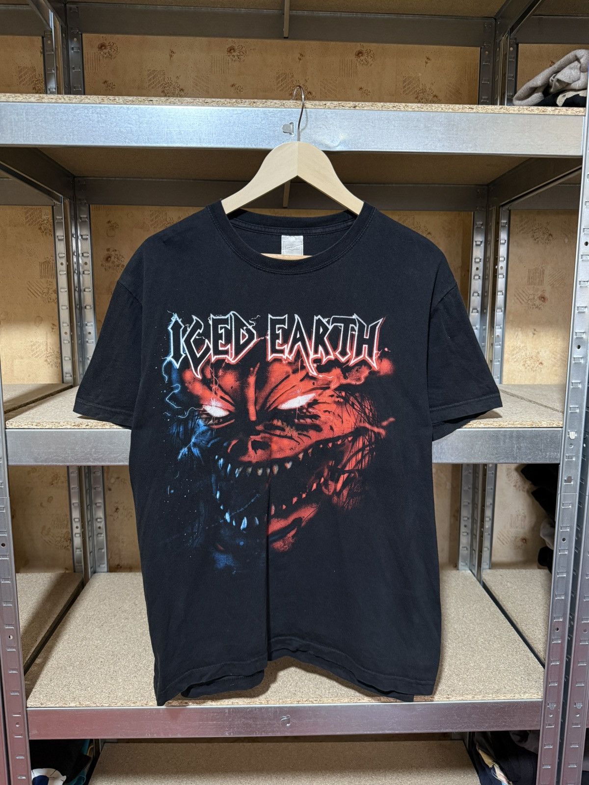 Band Tees × Vintage Vintage 2000’s Iced Earth Mother Fuckin T-Shirt Y2K Hype Size US L / EU 52-54 / 3 - 1 Thumbnail