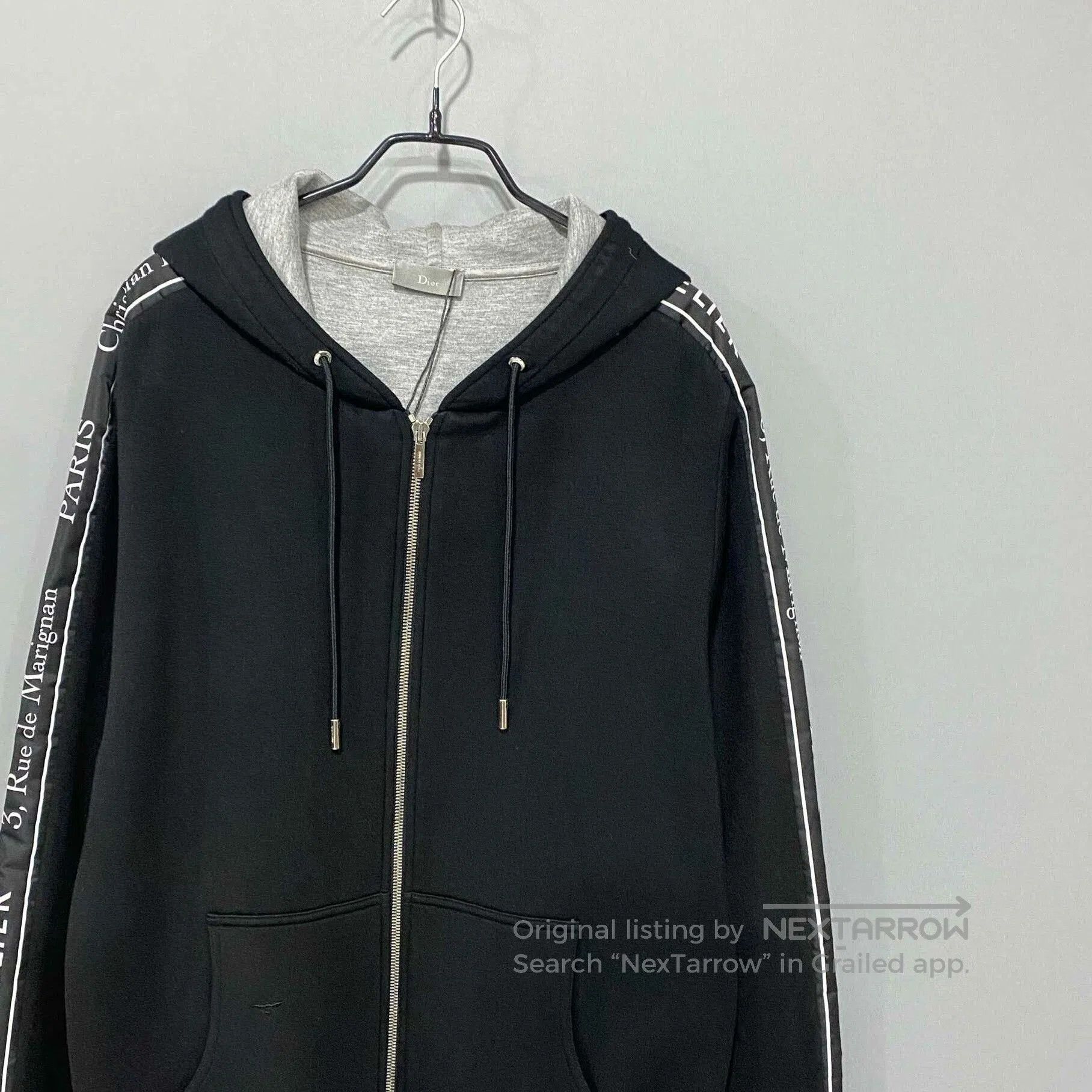 Dior Cuff Slogan Logo Zip Hoodie Dior. Size US L / EU 52-54 / 3 - 2 Thumbnail