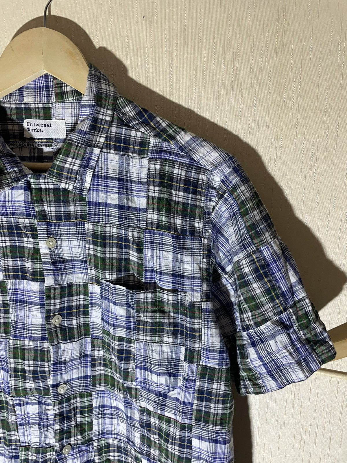 Japanese Brand × Universal Works Universal Works patchwork Japanese style shirt Size US M / EU 48-50 / 2 - 3 Thumbnail