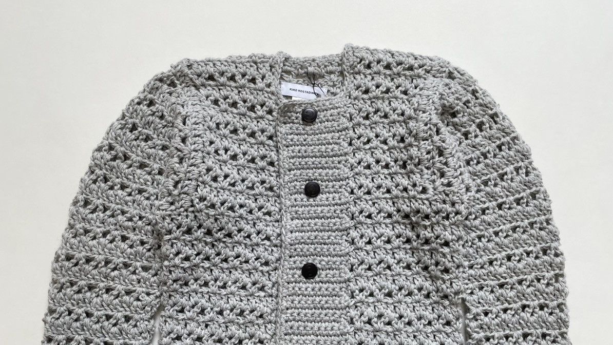 Kiko Kostadinov A/W 22 Xolo ‘Cruma’ Crochet Wool Blazer Size US S / EU 44-46 / 1 - 2 Thumbnail