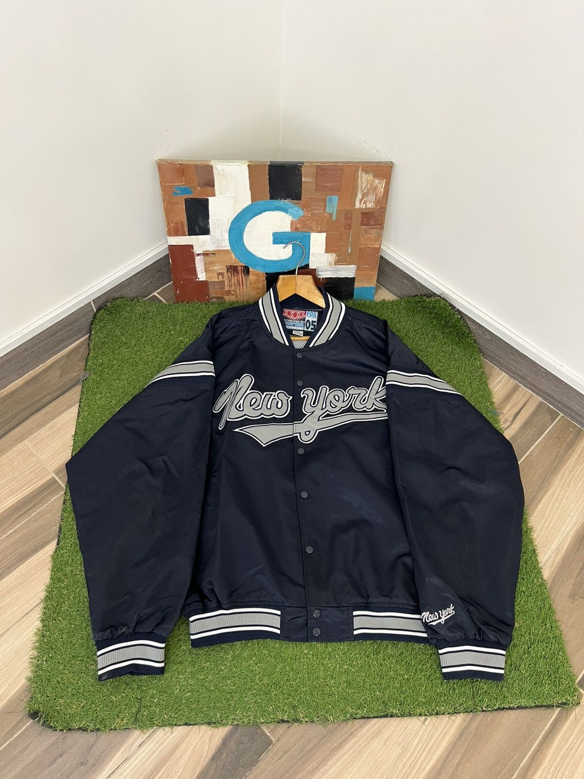 MLB Vintage New York Yankees Varsity Jacket MLB Baseball Rare Size US XXL / EU 58 / 5 - 1 Thumbnail
