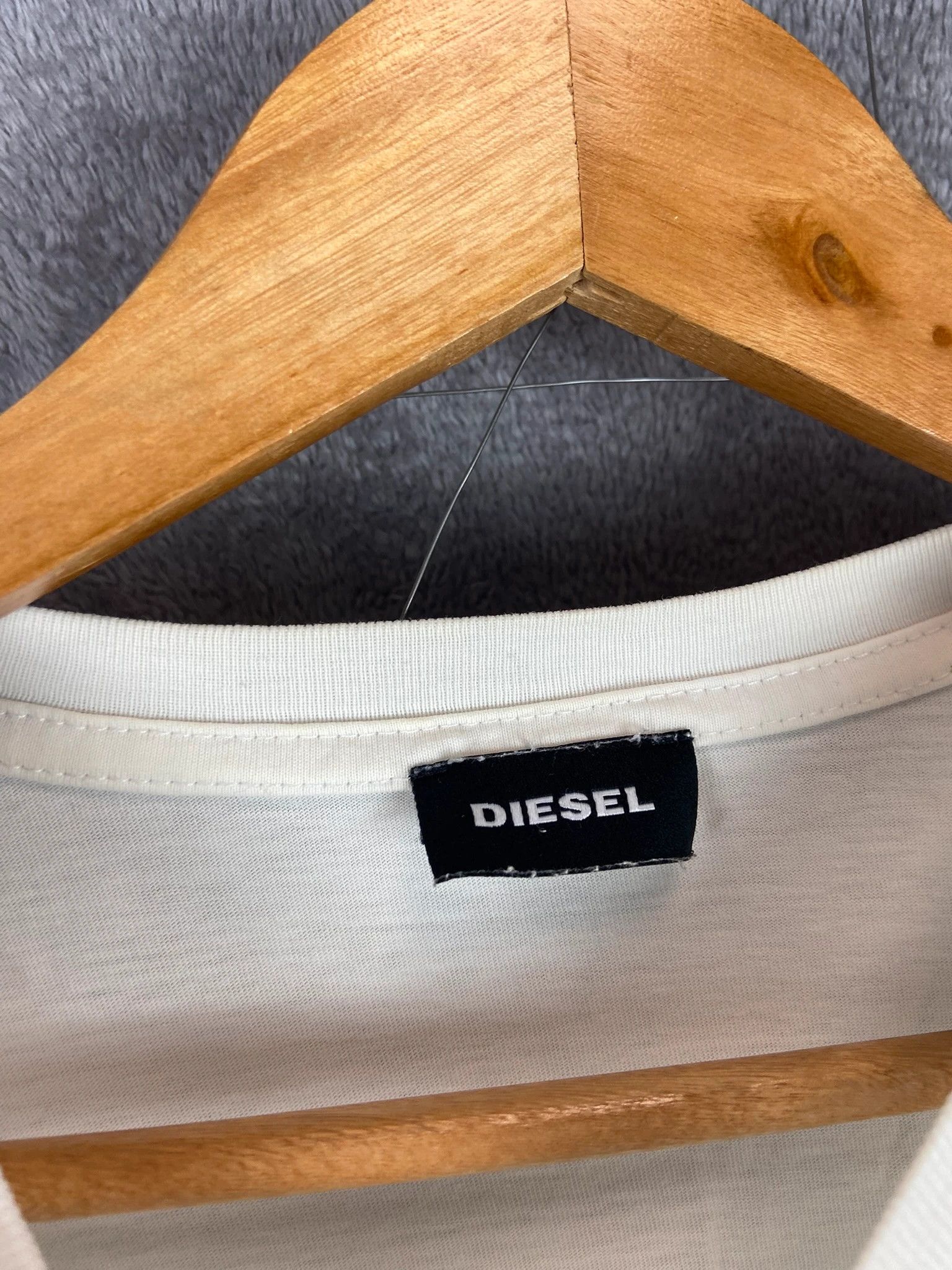 Diesel Diesel "Brave" White Graphic Tee M Size US M / EU 48-50 / 2 - 3 Thumbnail
