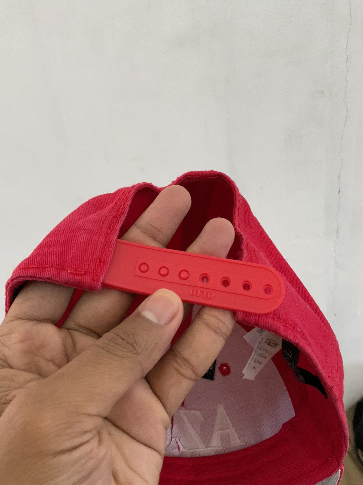 Japanese Brand AZUL by Moussy Otto Red Fade Hat Size ONE SIZE - 15 Thumbnail