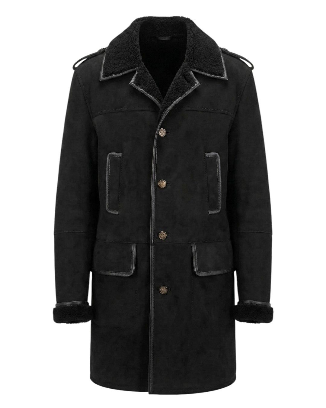 Gucci F/W 2008 SHEARLING SUEDE LEATHER HEAVY COAT Size US L / EU 52-54 / 3 - 1 Thumbnail