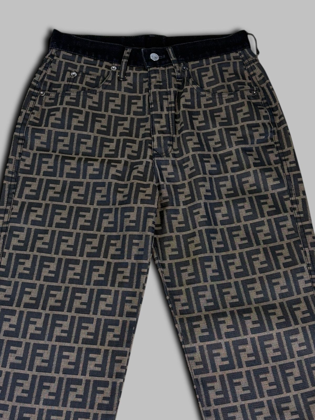 Fendi Very Rare Fendi Monogram Pants Size US 28 / EU 44 - 3 Thumbnail