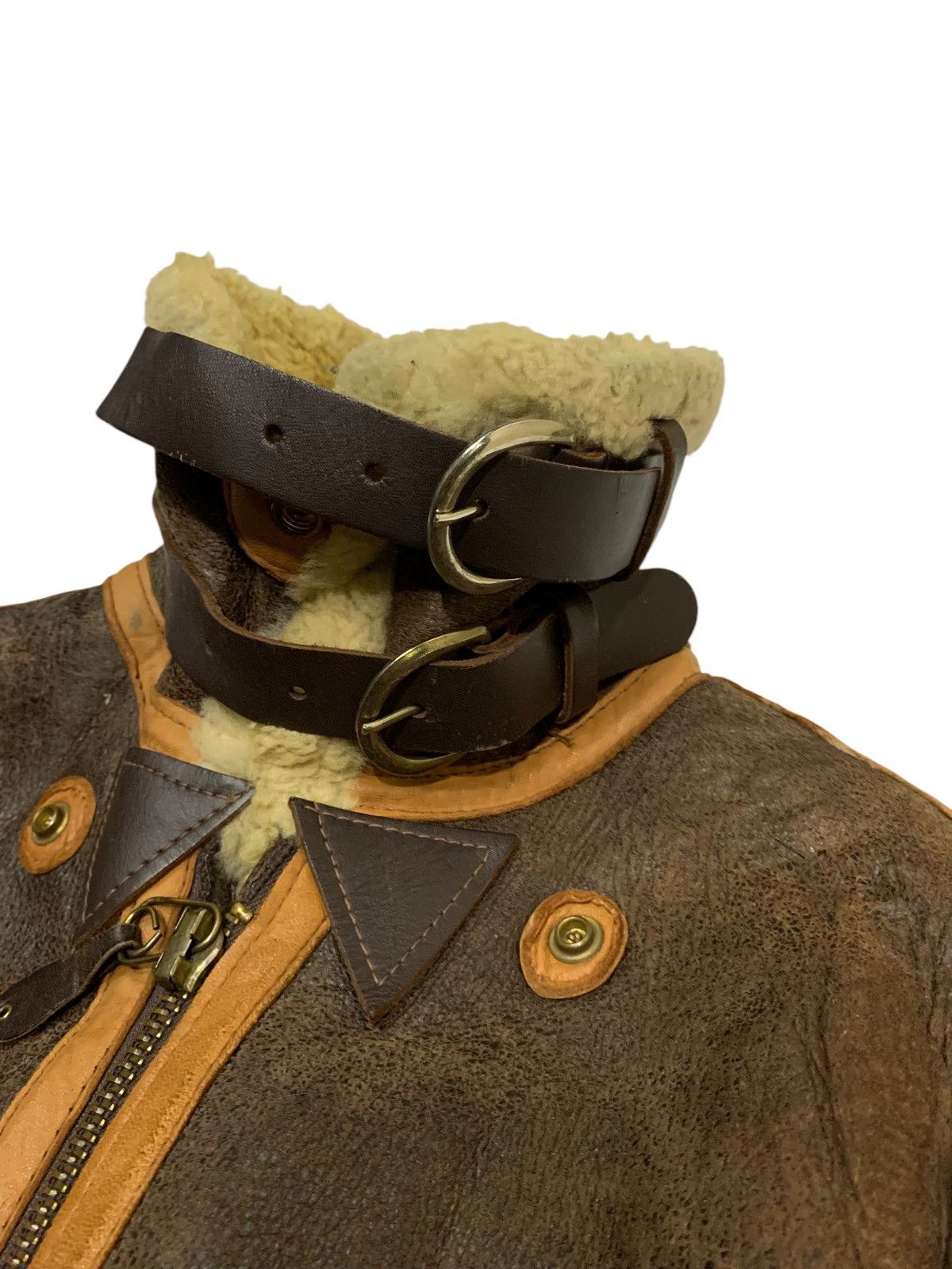 Schott 🔥RARE VTG SCHOTT BROS SHEEPSKINS LEATHER TYPE B3 Size US M / EU 48-50 / 2 - 7 Thumbnail