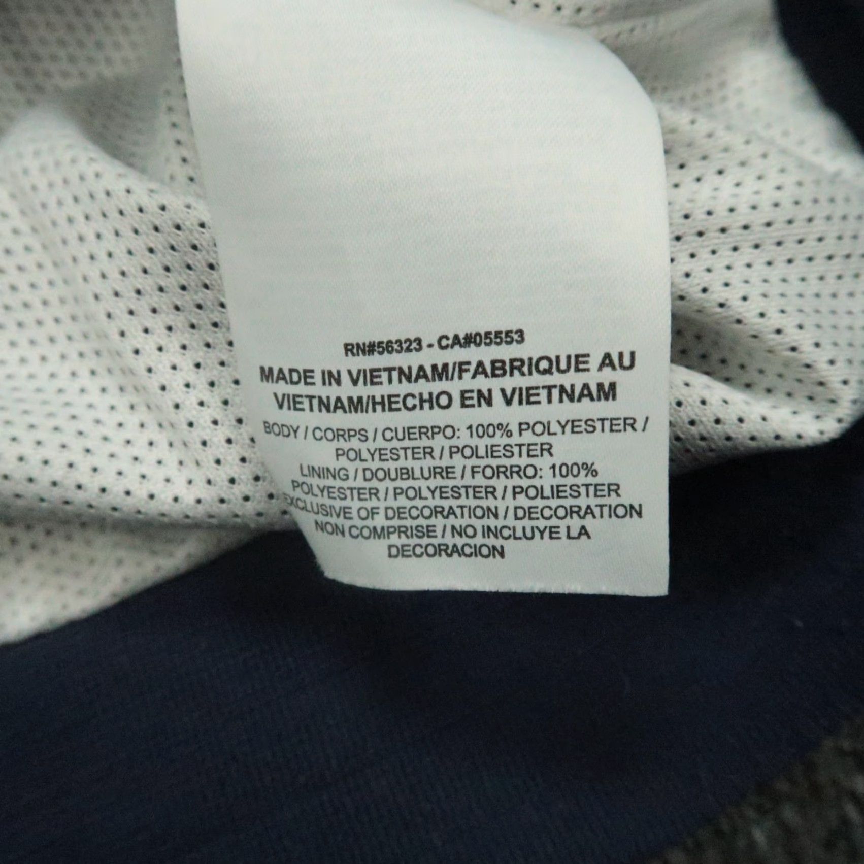 Nike Nike Jacket Mens Small Blue White Windrunner Windbreaker Zip Hooded Pockets Full Zip Regular Fit Sports Casual Size US S / EU 44-46 / 1 - 5 Thumbnail