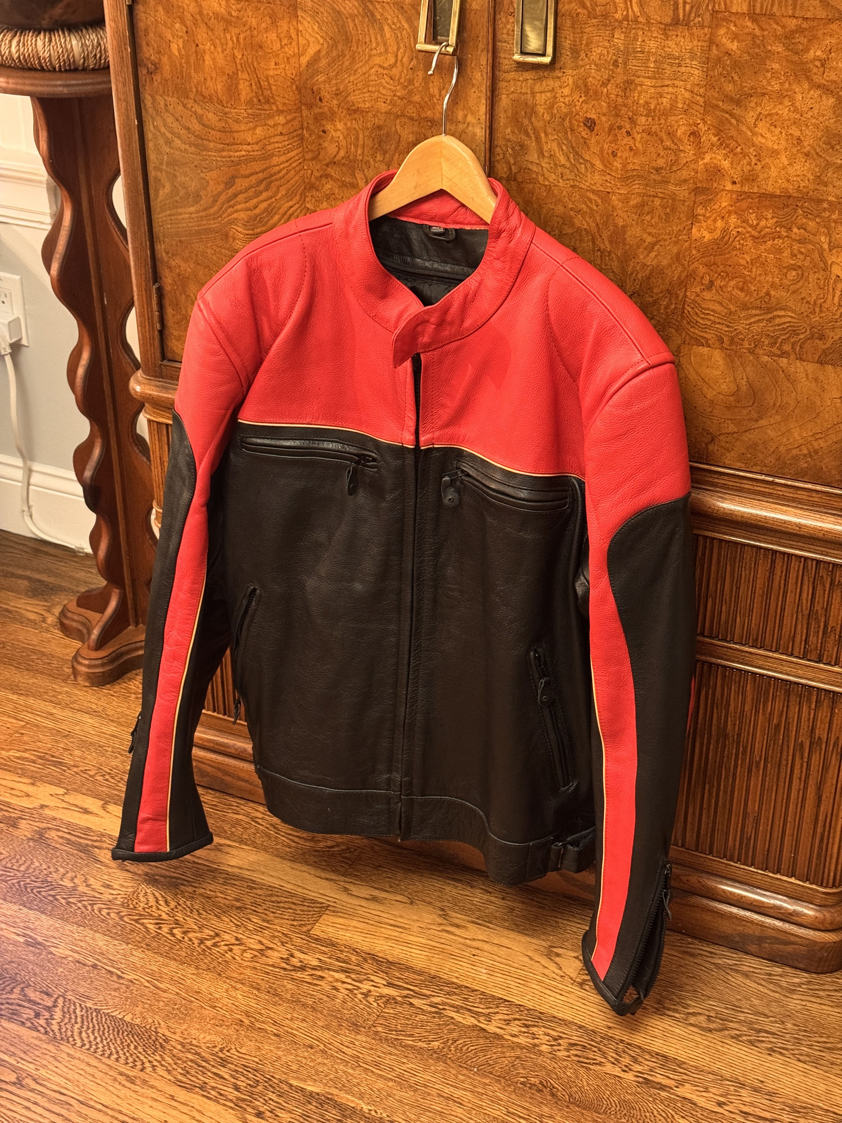 Xelement Like-New Xelement Leather Motorcycle Jacket – Fits Like L/XL Size US XL / EU 56 / 4 - 3 Thumbnail