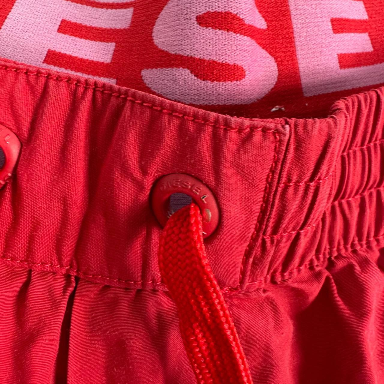 Diesel Diesel Beachwear Swim Shorts Red Mens Size XL Size US 36 / EU 52 - 3 Thumbnail