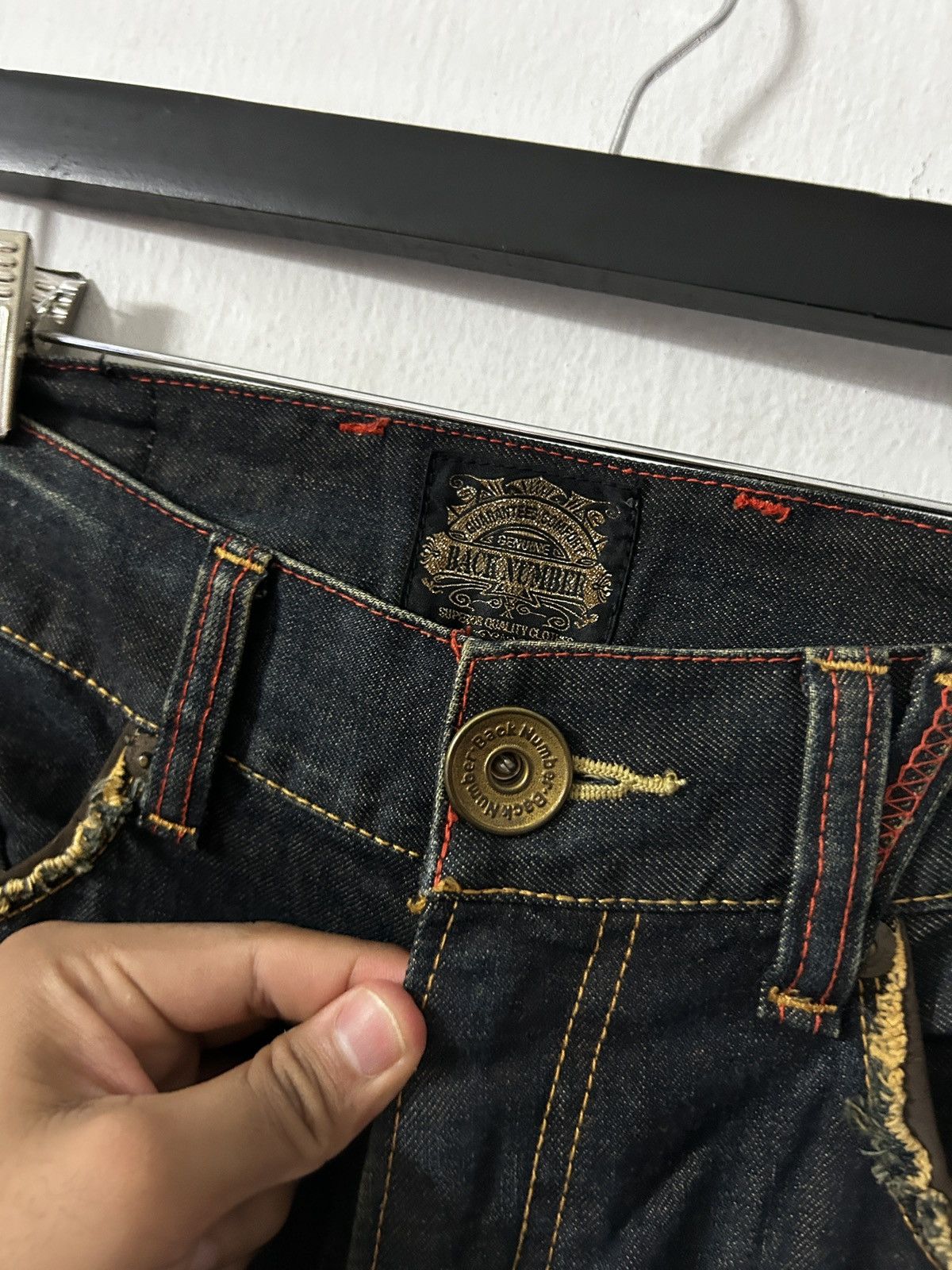 If Six Was Nine 2000’s Japan Back Number Black Jeans punk style Size US 32 / EU 48 - 7 Thumbnail