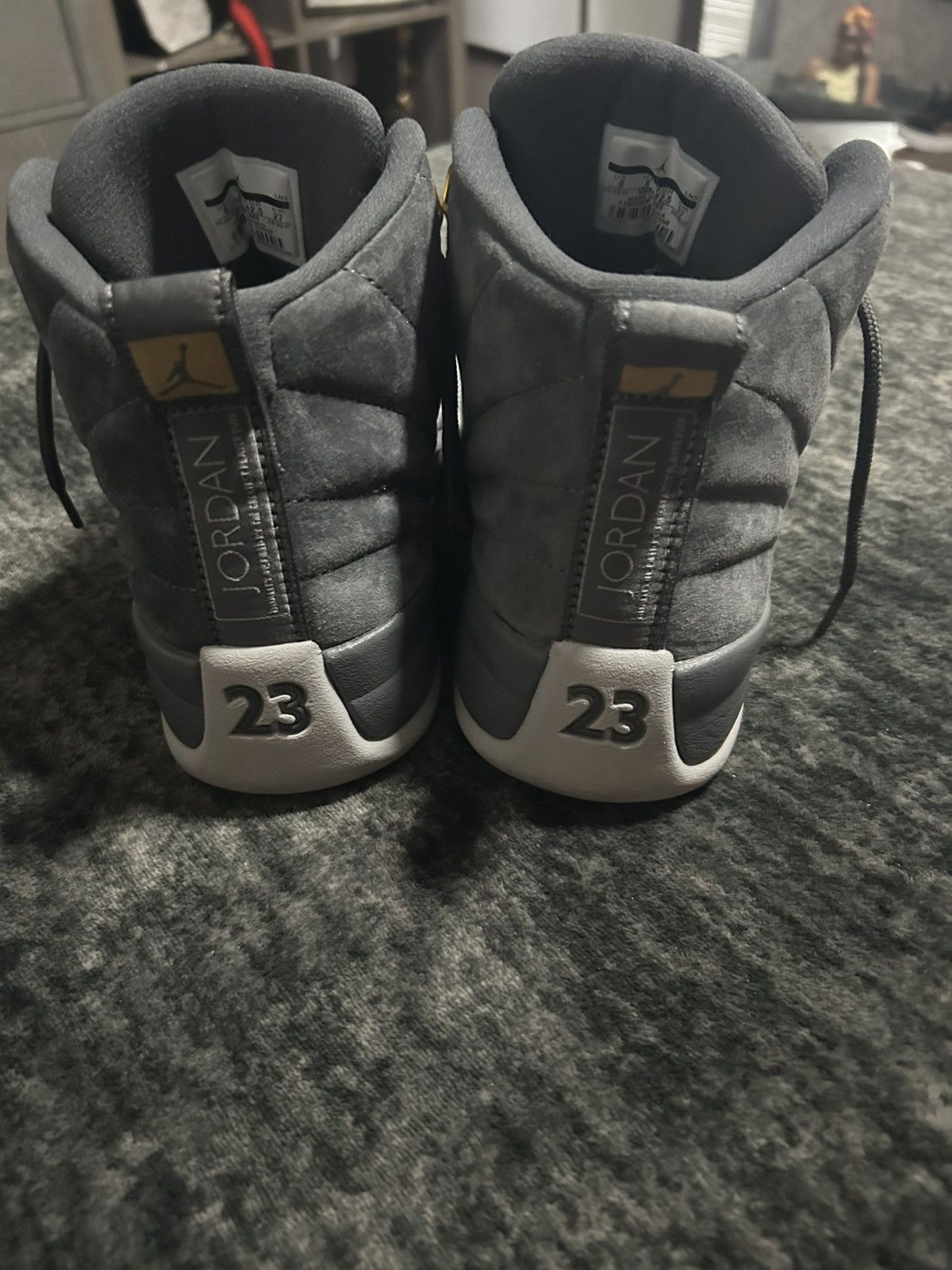 Jordan Brand Jordon 12 “Dark Grey” Size US 9 / EU 42 - 4 Thumbnail
